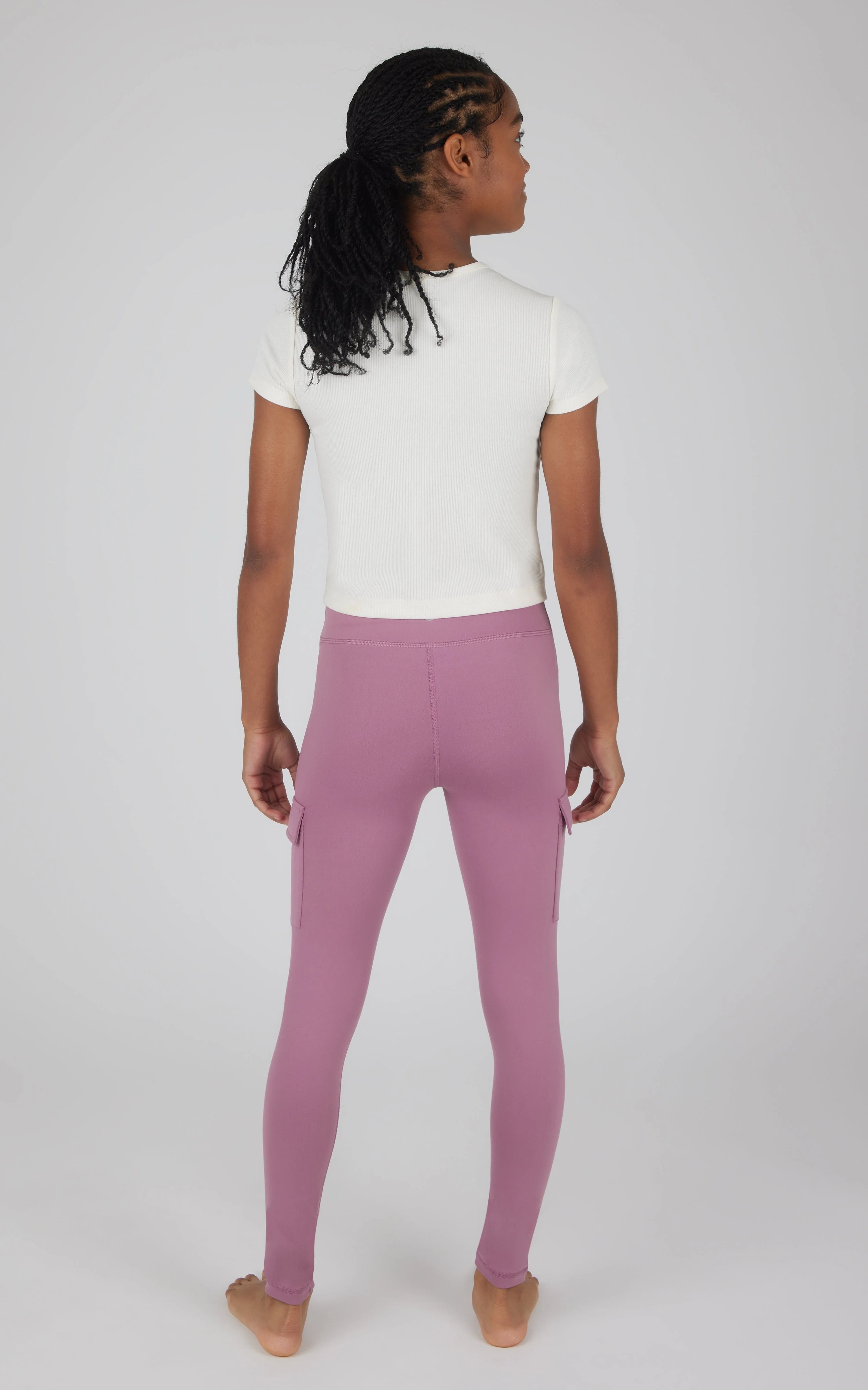 Girls 2 PK Interlock Everyday Cargo and Basic Legging - Image 21