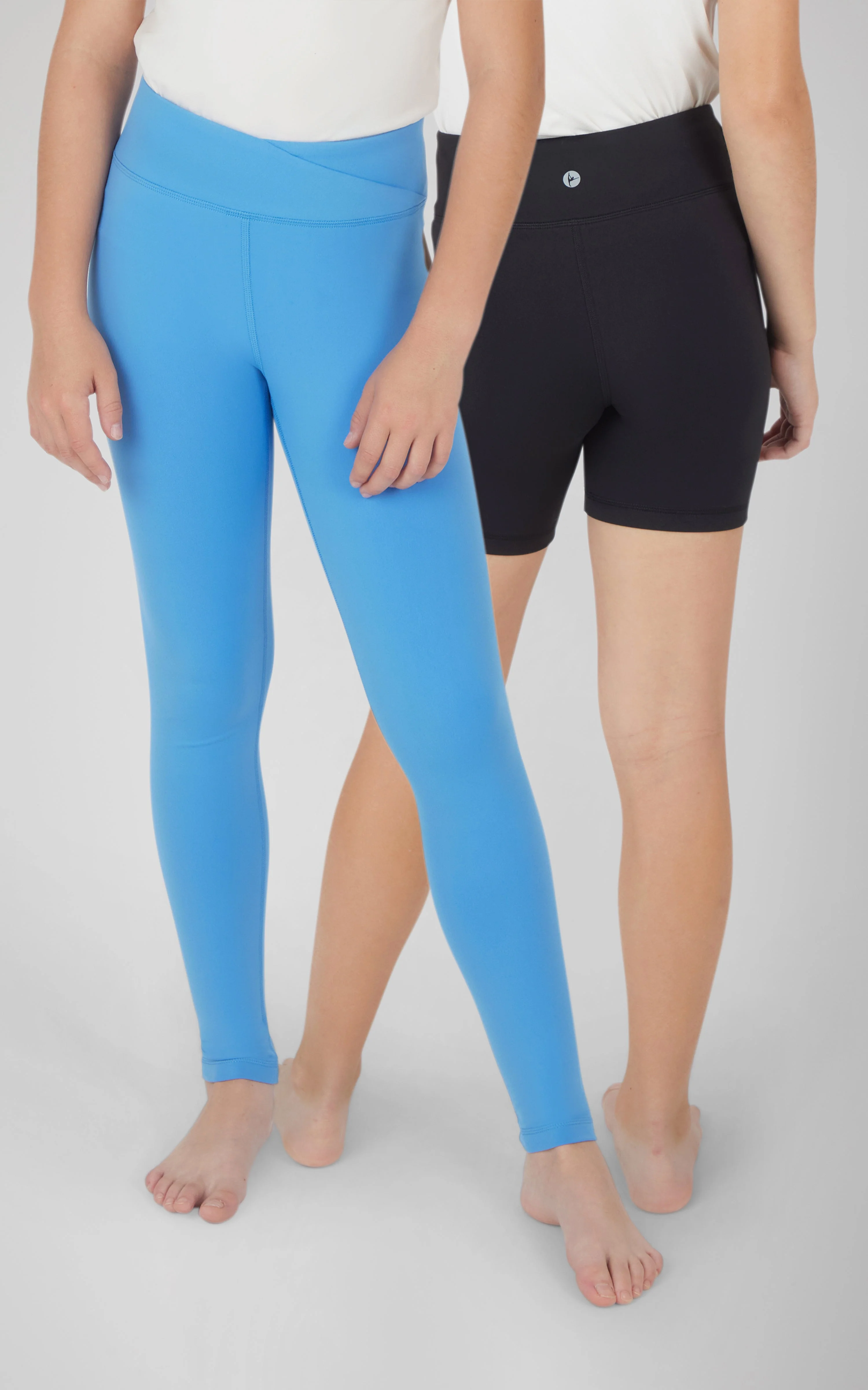 Girls 2 PK Lux Crossover Legging + 6" Bike Short - Image 11