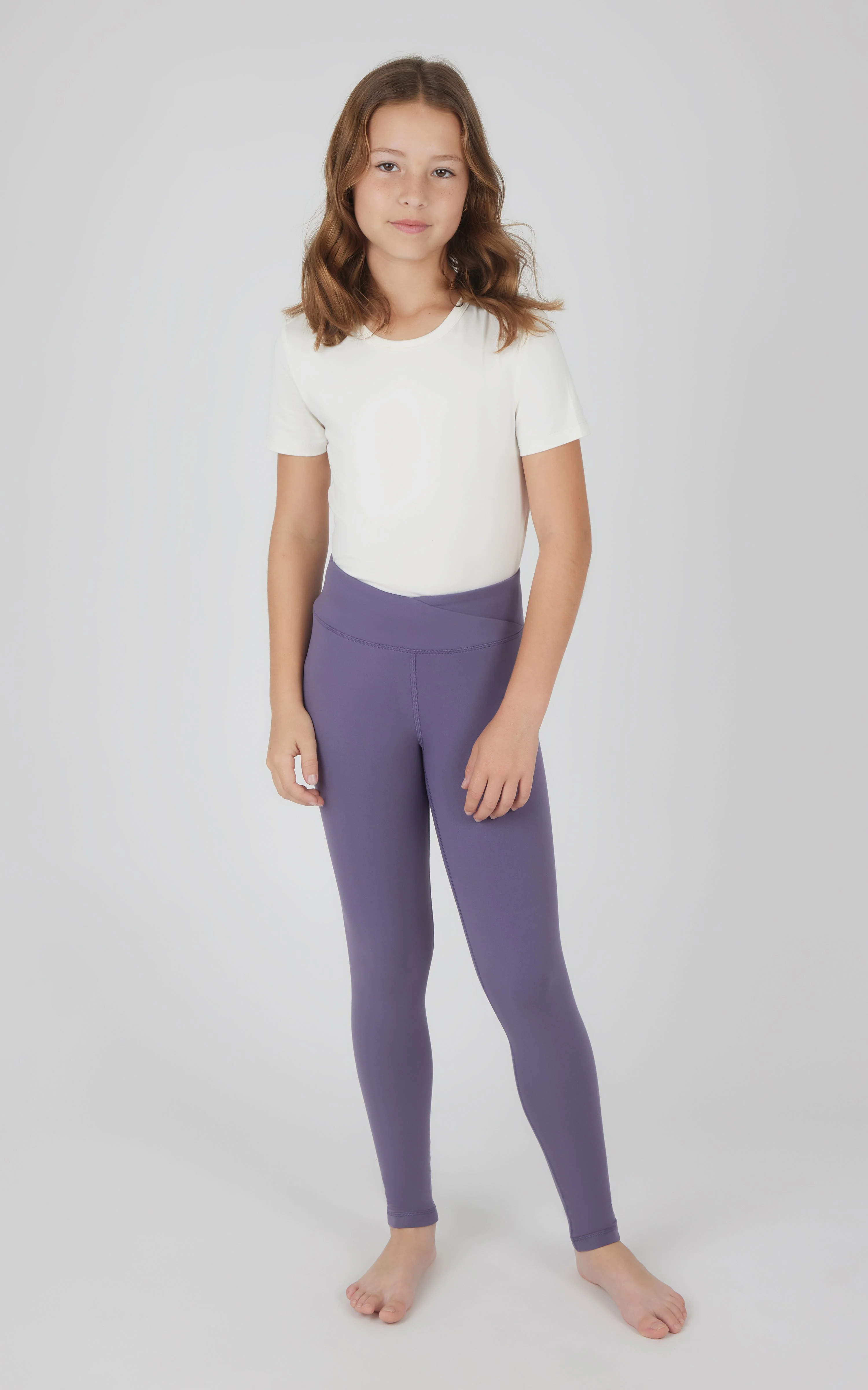 Girls 2 PK Lux Crossover Legging + 6" Bike Short - Image 23