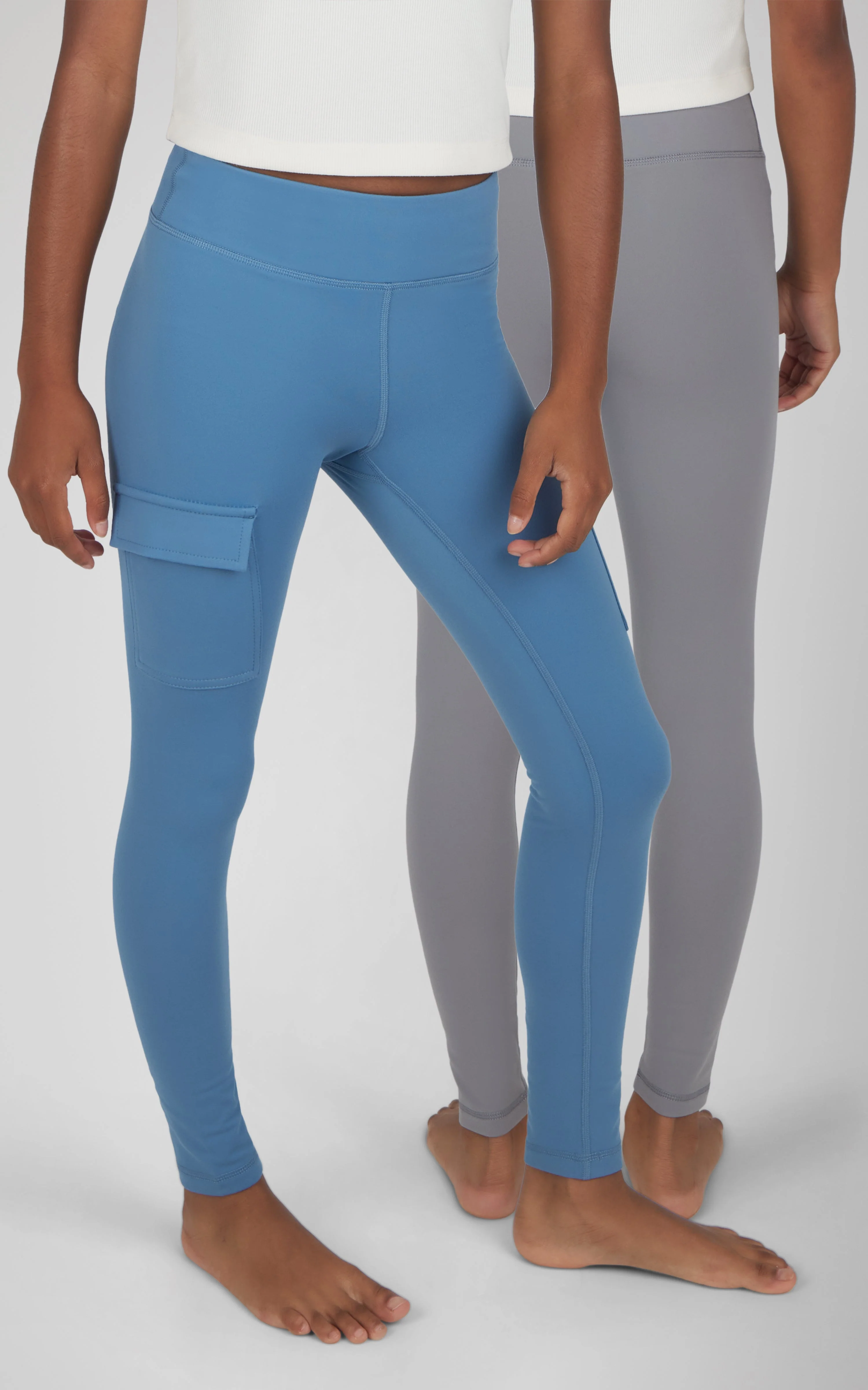 Girls 2 PK Polarlux Everyday Cargo Pocket Legging + Everyday Basic Legging - Image 19