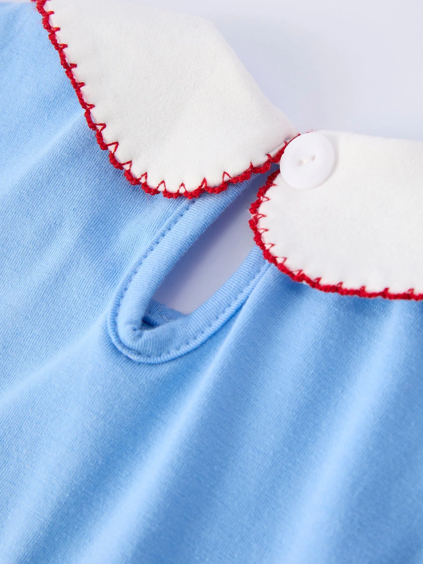 Girls Back To School Apple Outfit Set Bow Ruffle Petal Collar - Image 5