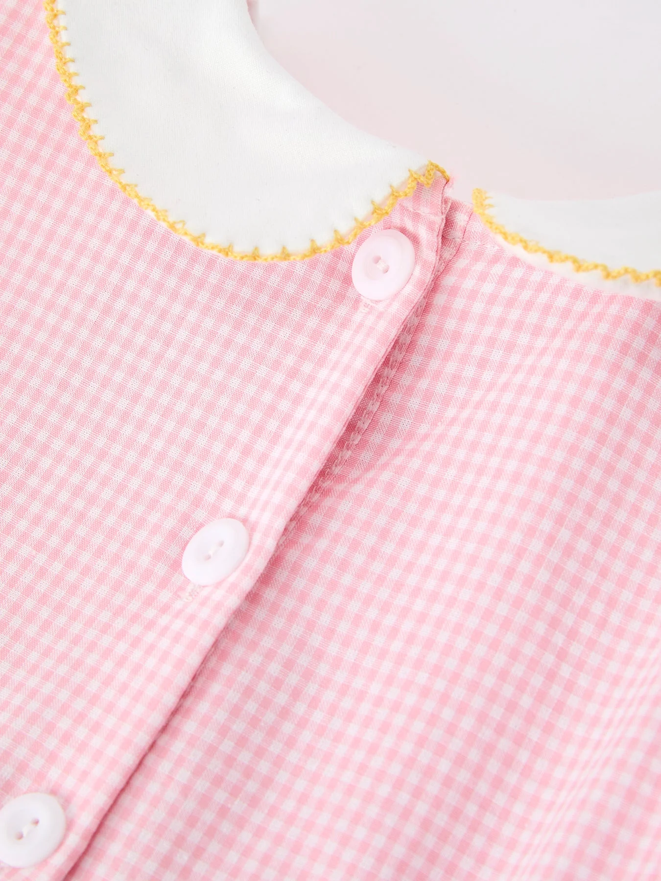 Girls Back To School Pencil Twirl Dress Bow Applique Smocked - Image 12