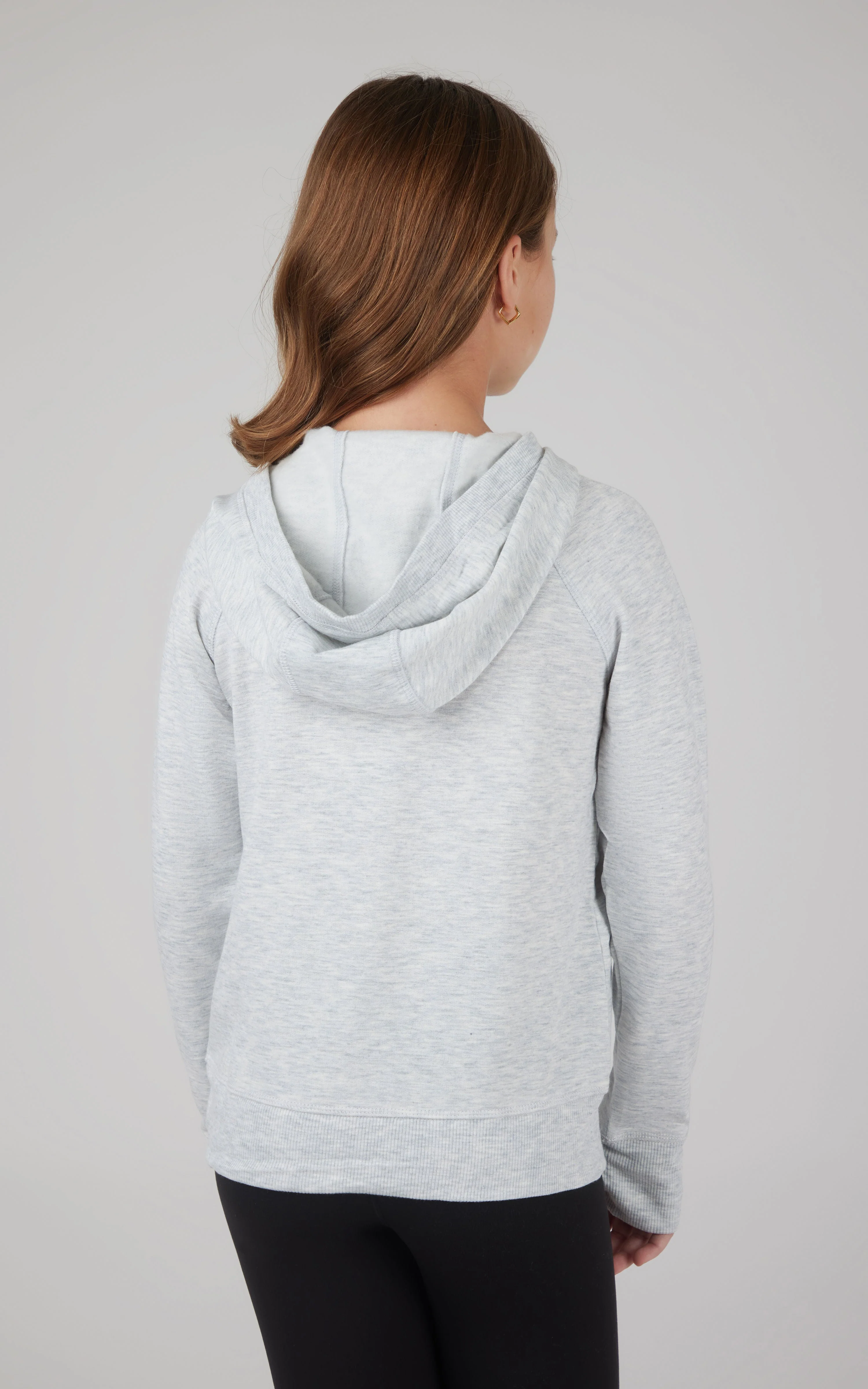 Girls Brushed Full Zip Hooded Jacket - Image 22