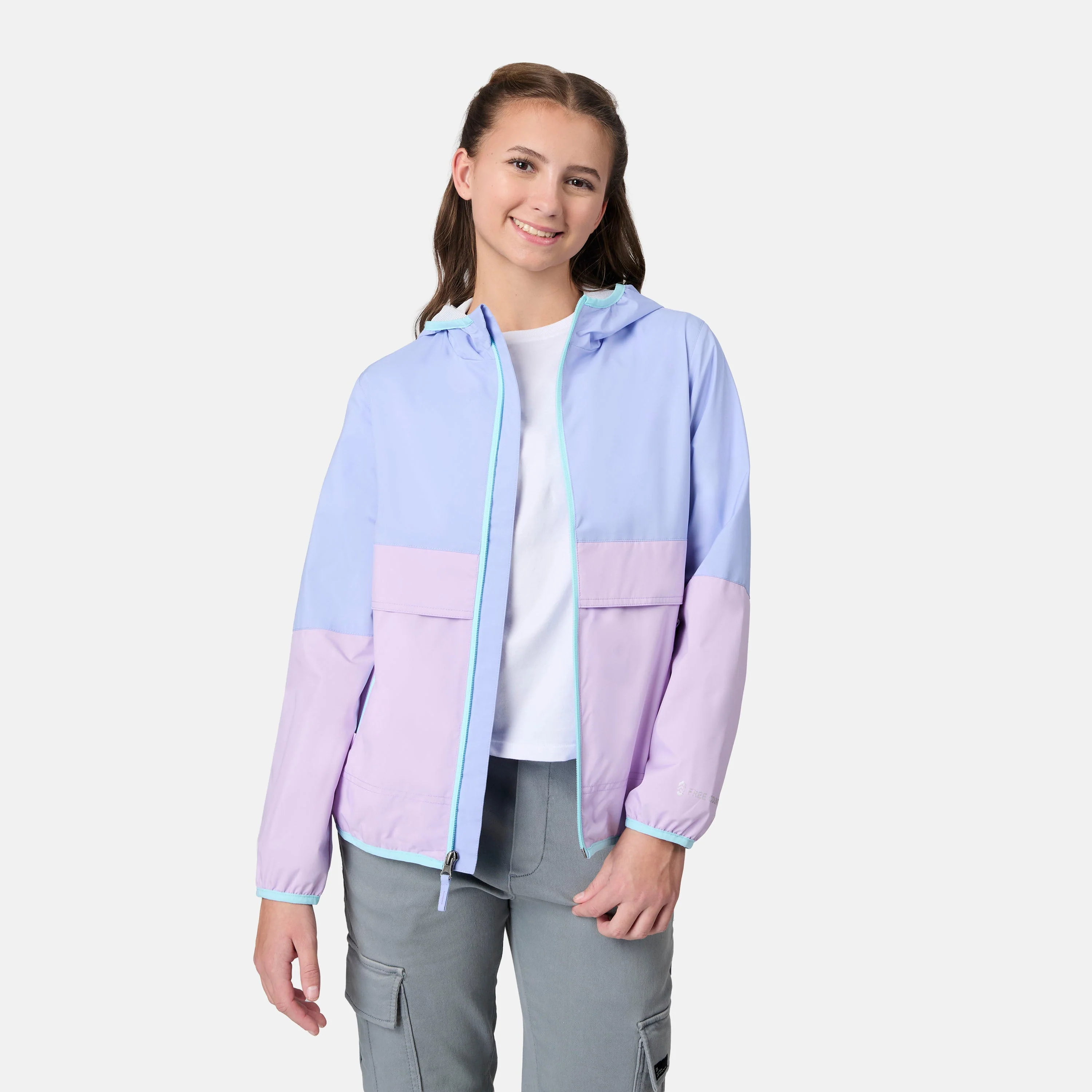 Girls' Easy Hiking Windshear Jacket - Image 10