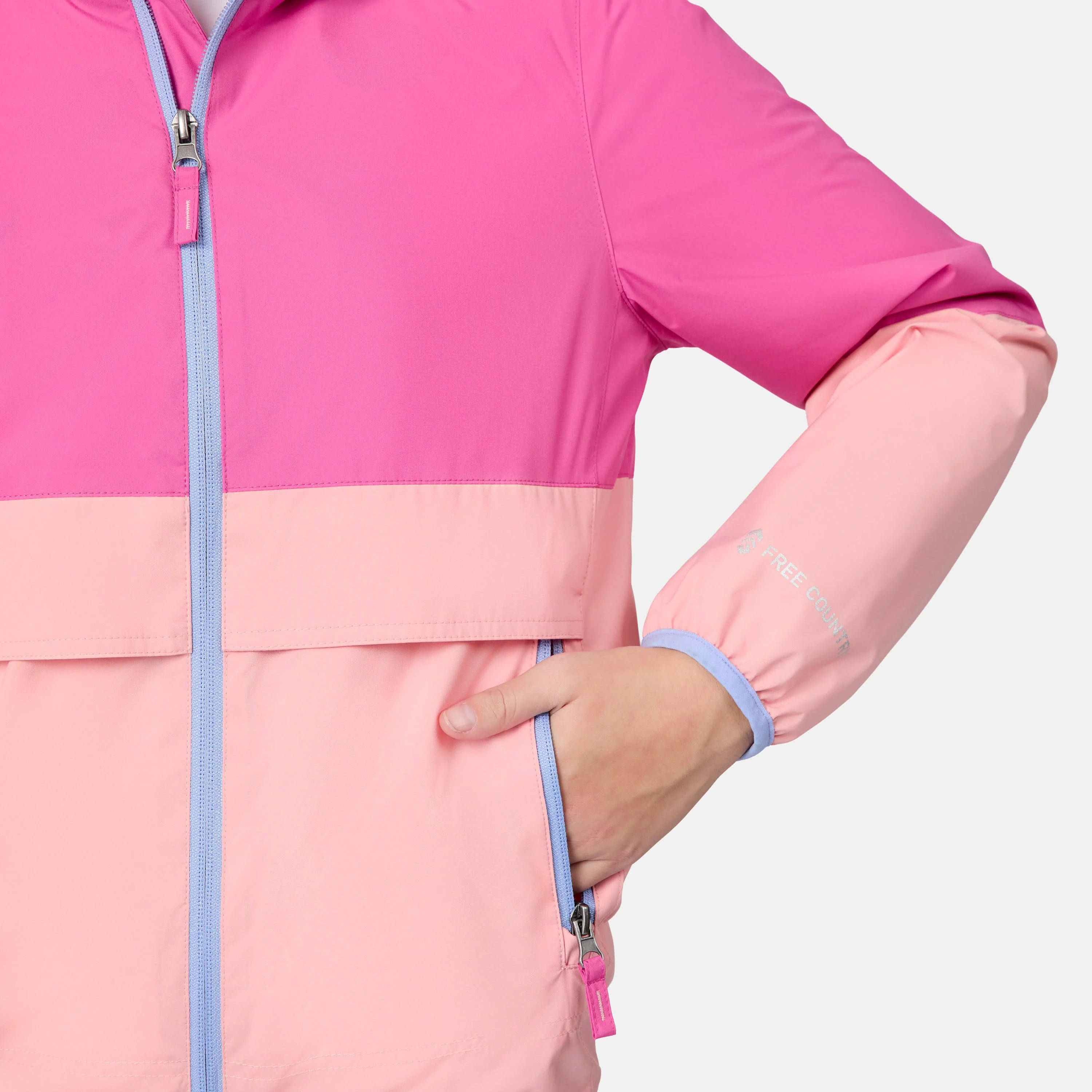 Girls' Easy Hiking Windshear Jacket - Image 16