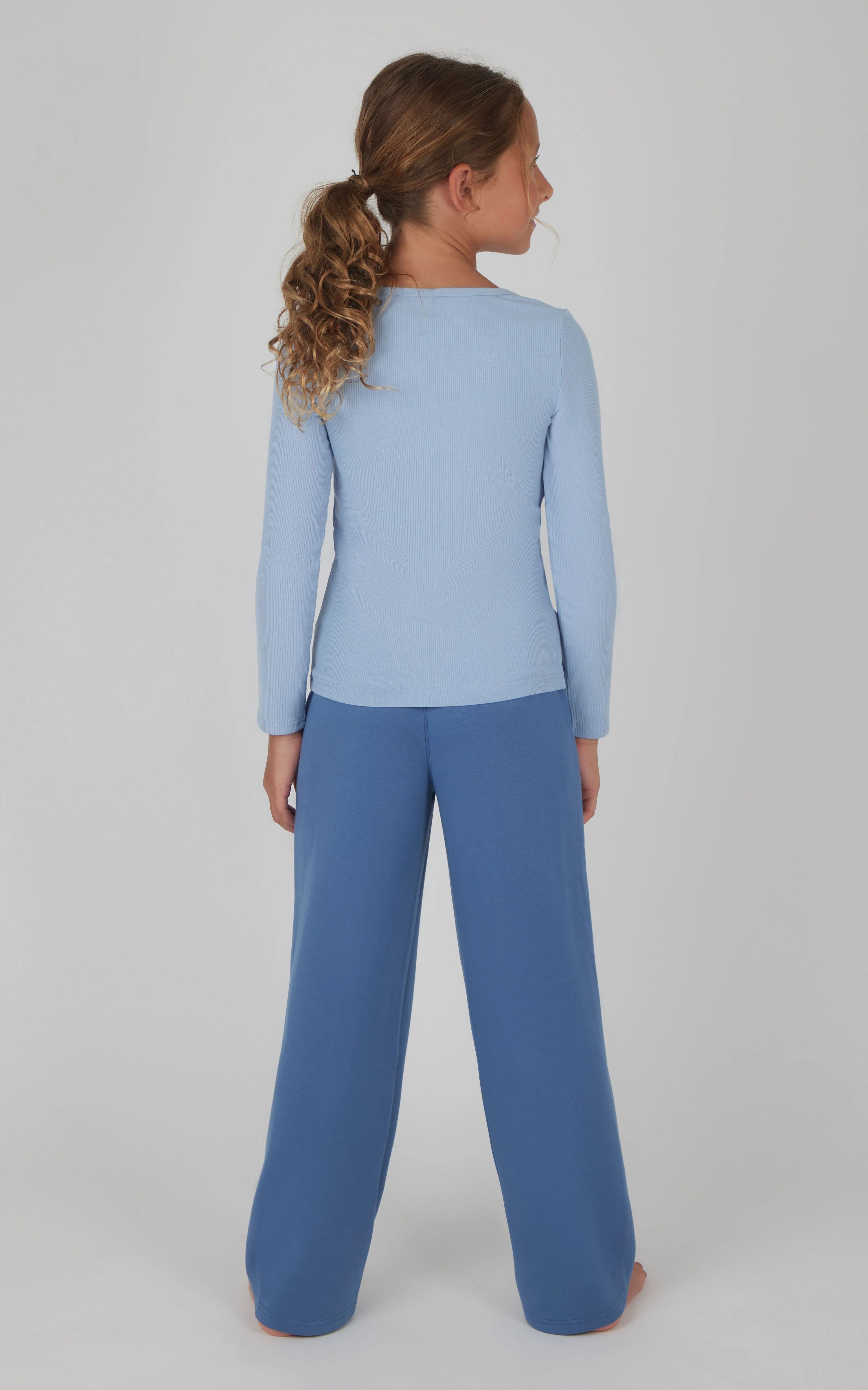 Girls Heavenly Rib School's Out Square Neck Top and Pant - Image 16
