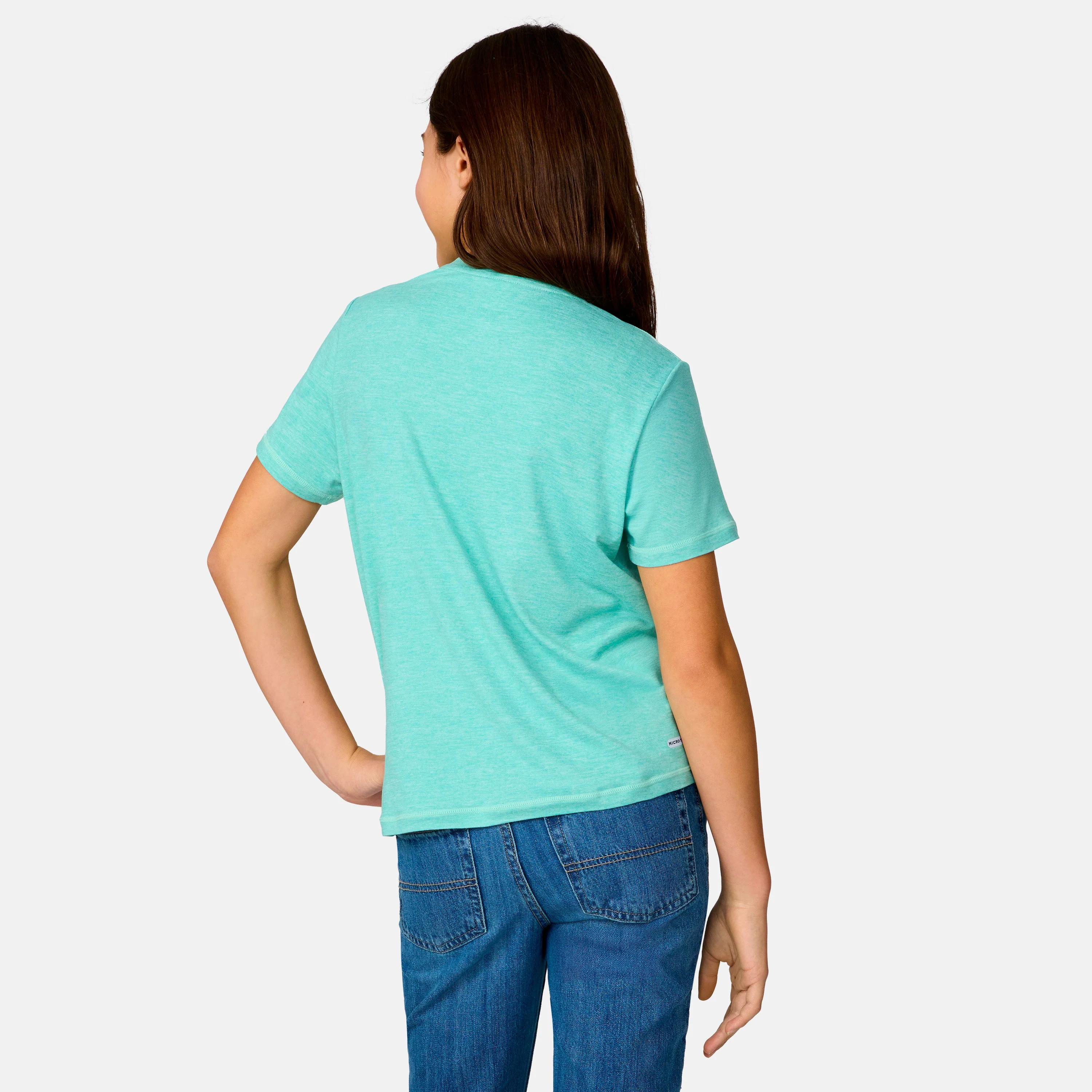 Girls' Microtech® Crew Neck Shirt - Image 6
