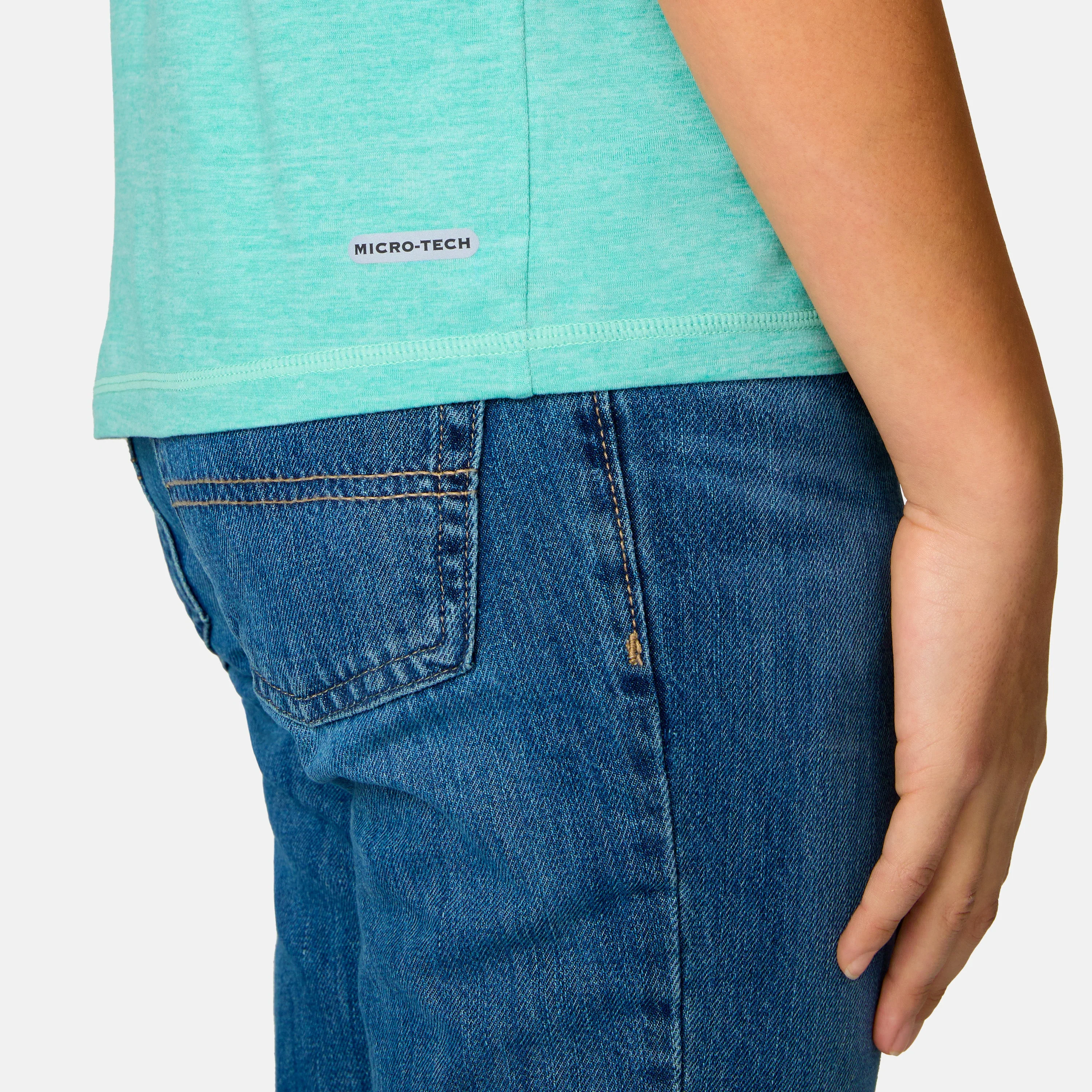 Girls' Microtech® Graphic Crew Neck Shirt - Image 12