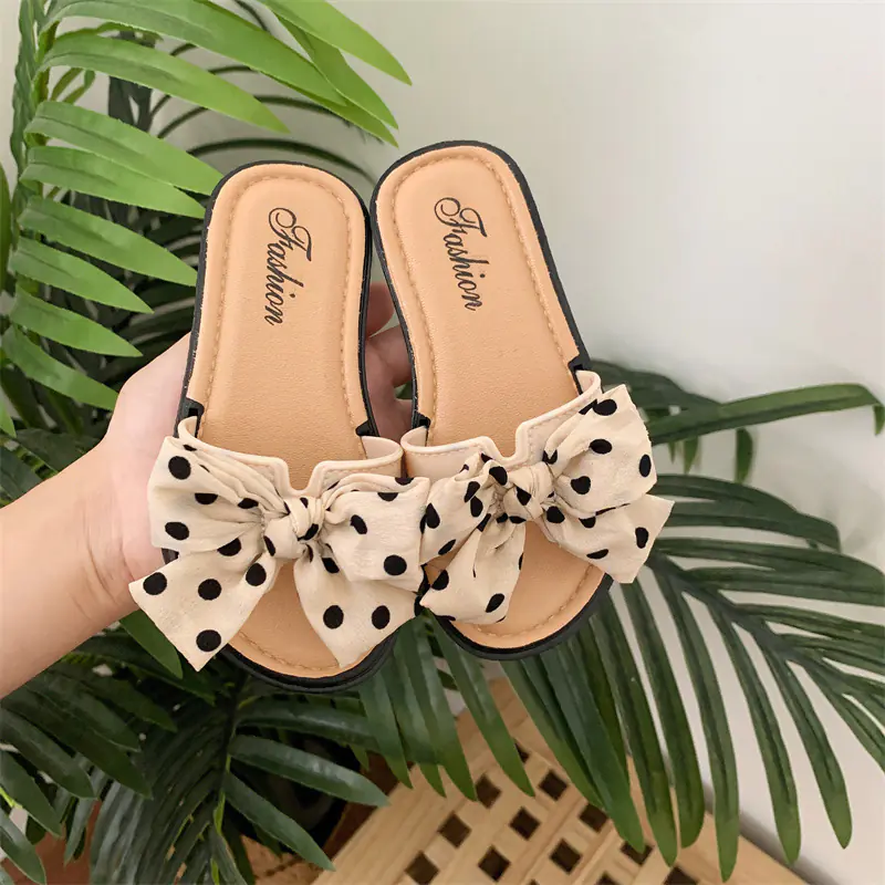 Girls' Non-slip Summer Sandals with Bow Tie (Ages 4-12) - Image 11