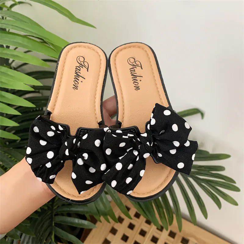 Girls' Non-slip Summer Sandals with Bow Tie (Ages 4-12) - Image 18