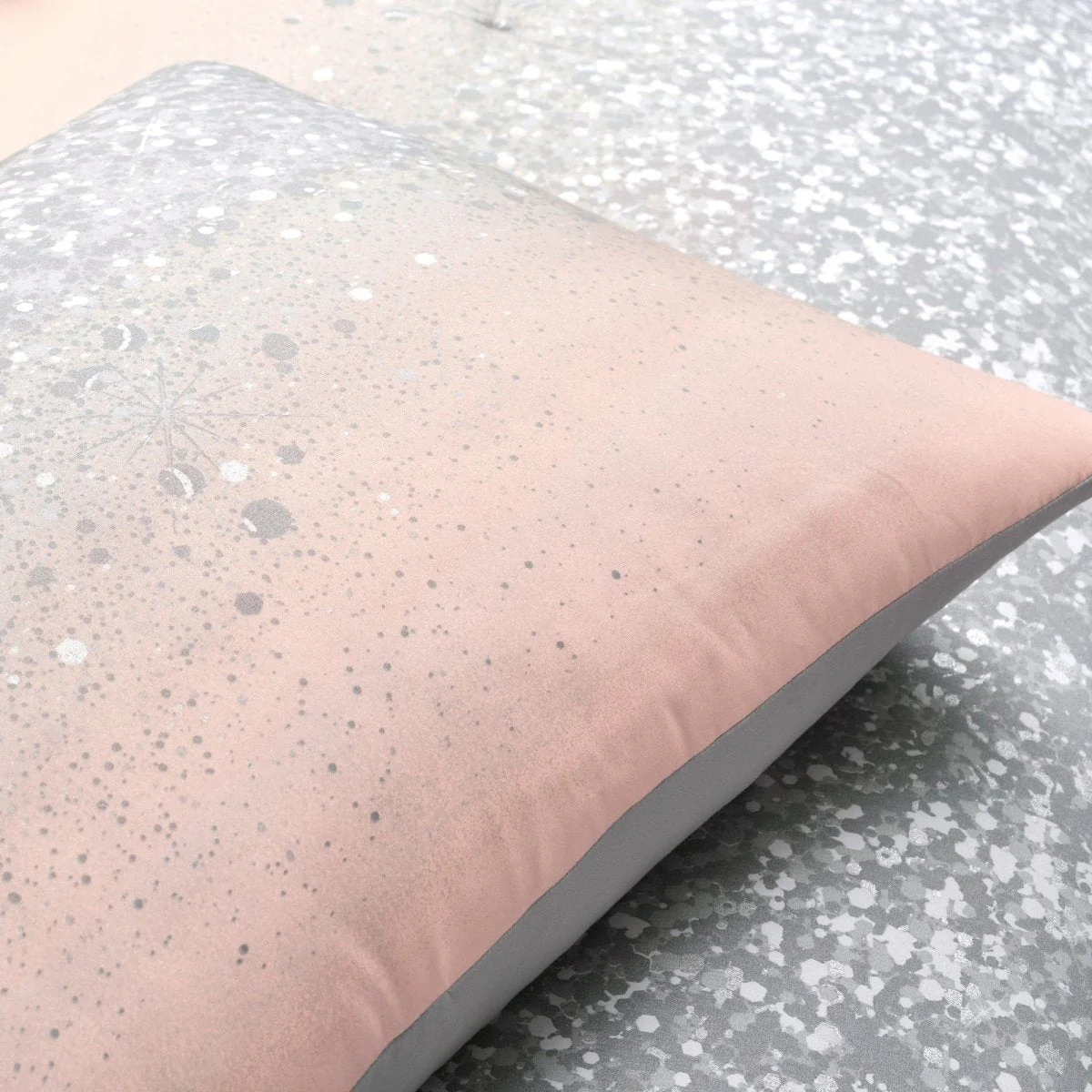 Glitter Ombre Metallic Print Comforter Set With Pillowcases - Image 27