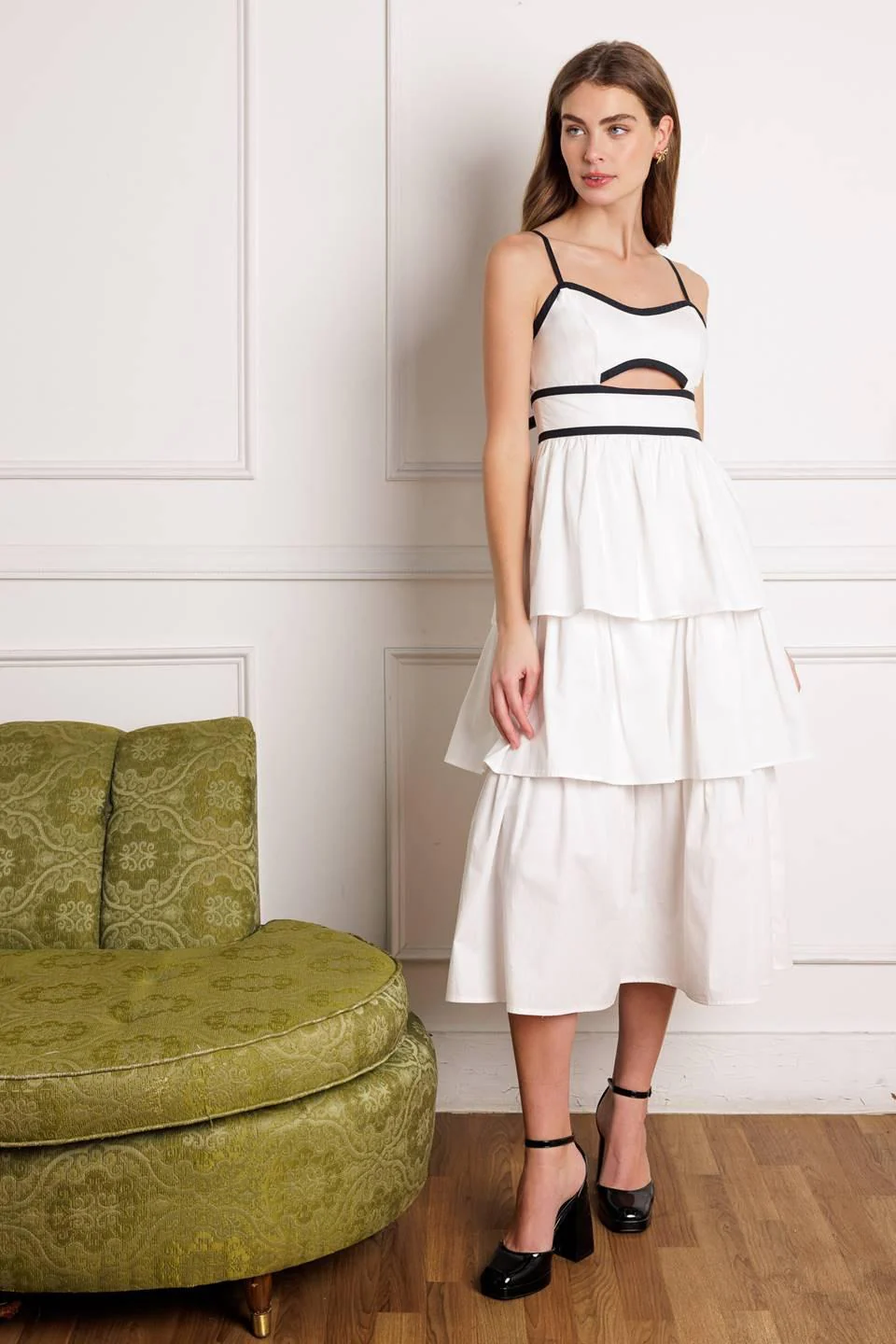 Go Getter Woven Midi Dress - Image 6
