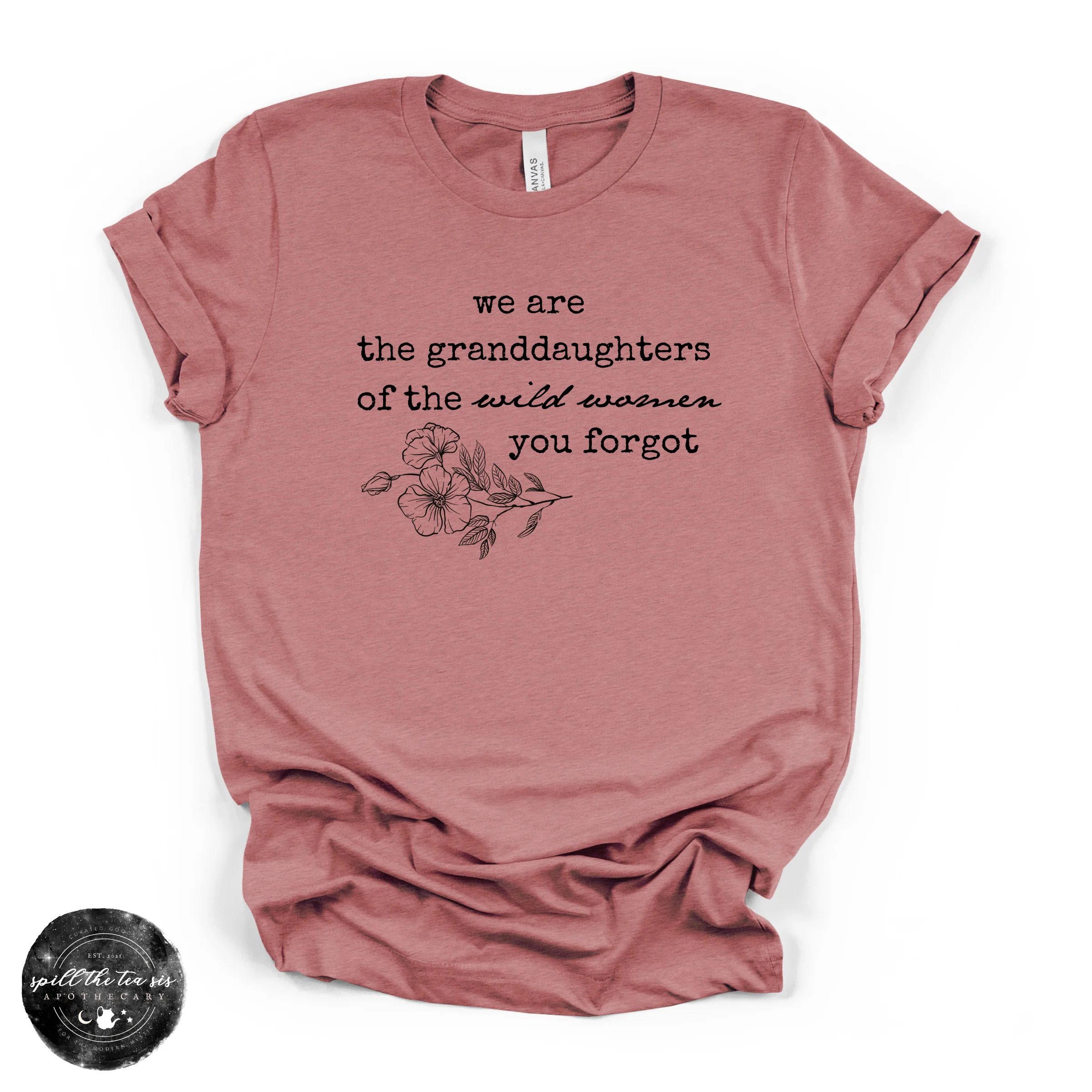 Granddaughters of the Wild Women Tee | Wild Woman Empowerment Graphic T-Shirt - Image 2