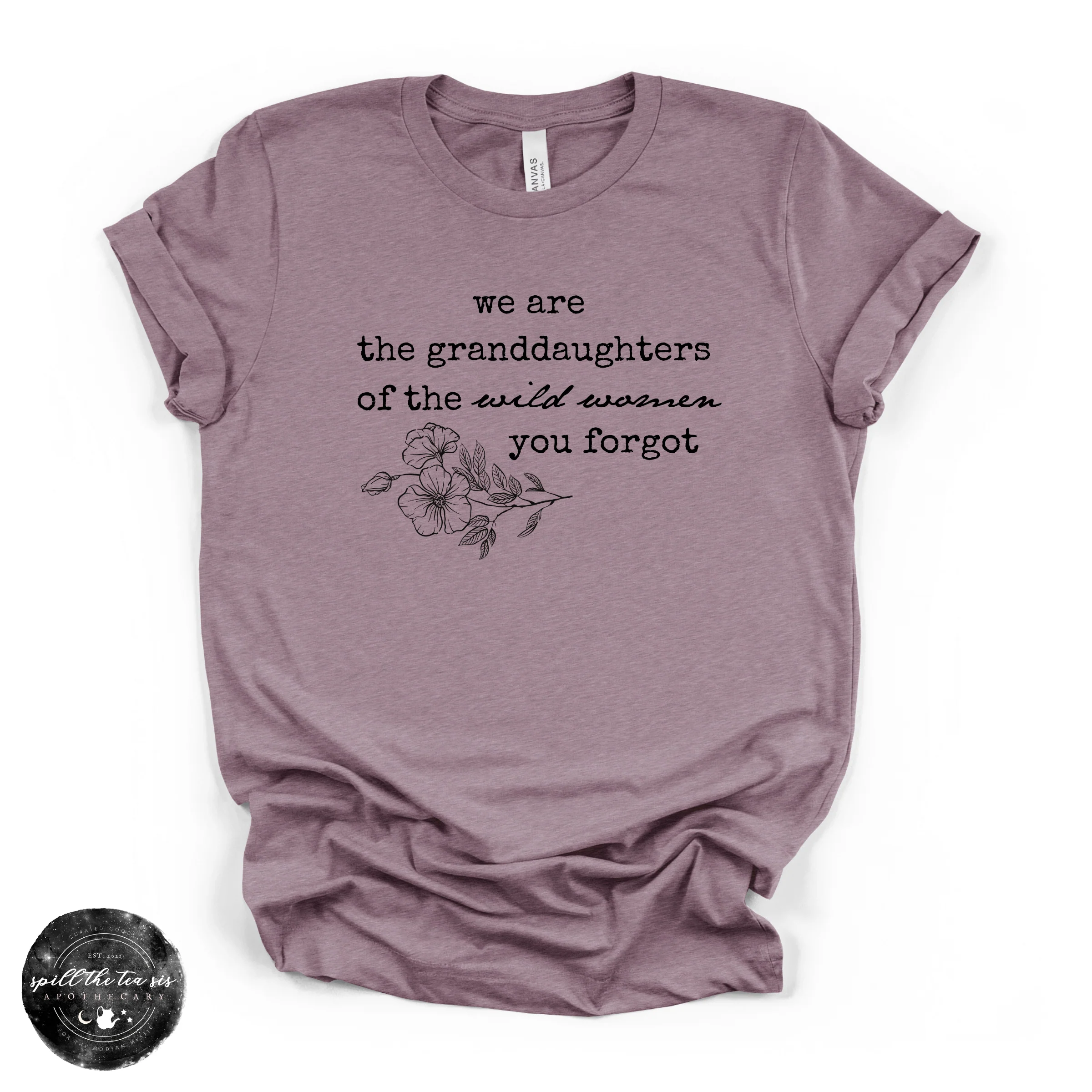 Granddaughters of the Wild Women Tee | Wild Woman Empowerment Graphic T-Shirt - Image 4