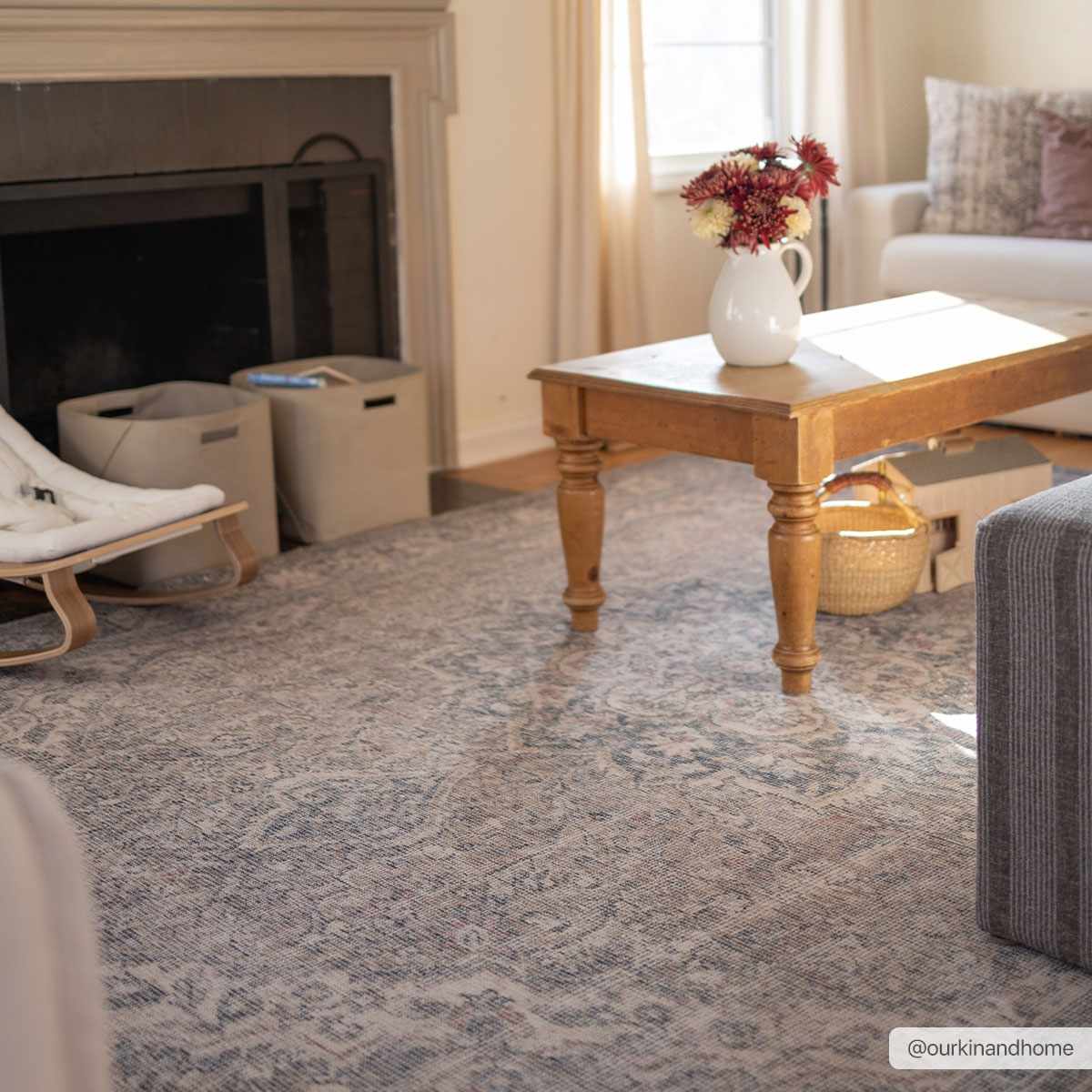 Greenpoint Dusty Blue Washable Rug - Image 10