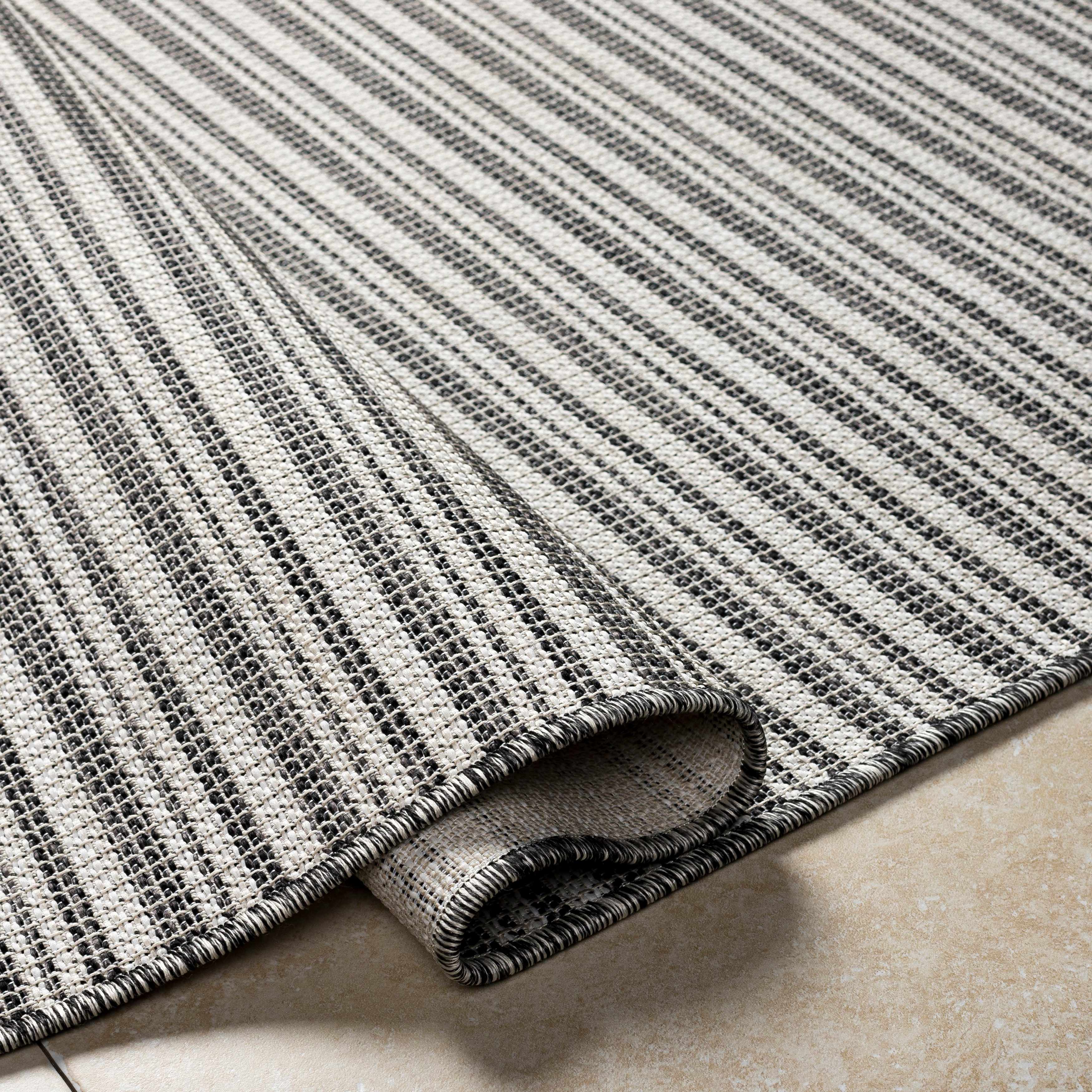 Greg Black Outdoor Area Rug - Clearance - Image 6