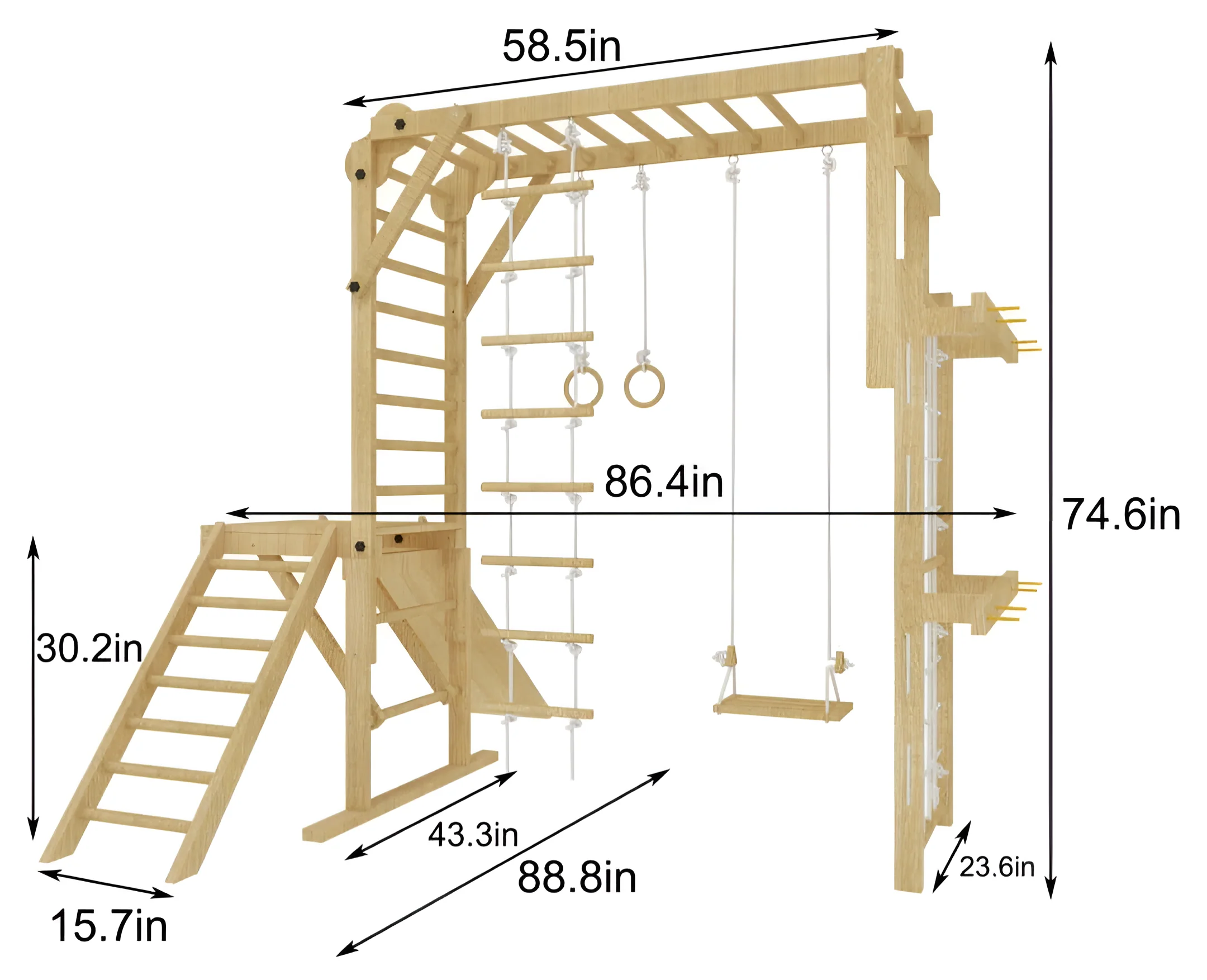 Grove | Foldable Jungle Gym - Wall Mounted - Image 13