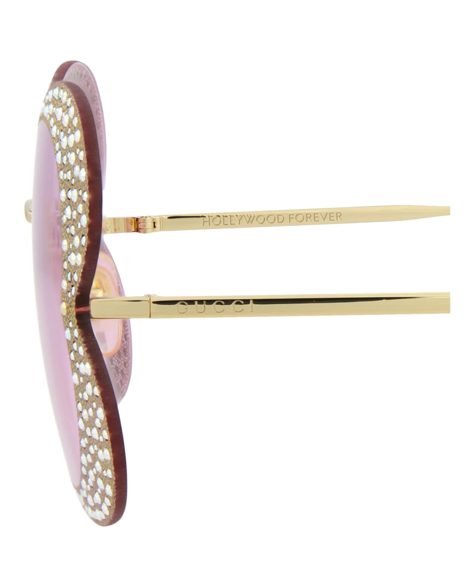 Gucci Cat Eye-Frame Metal Sunglasses - Image 5