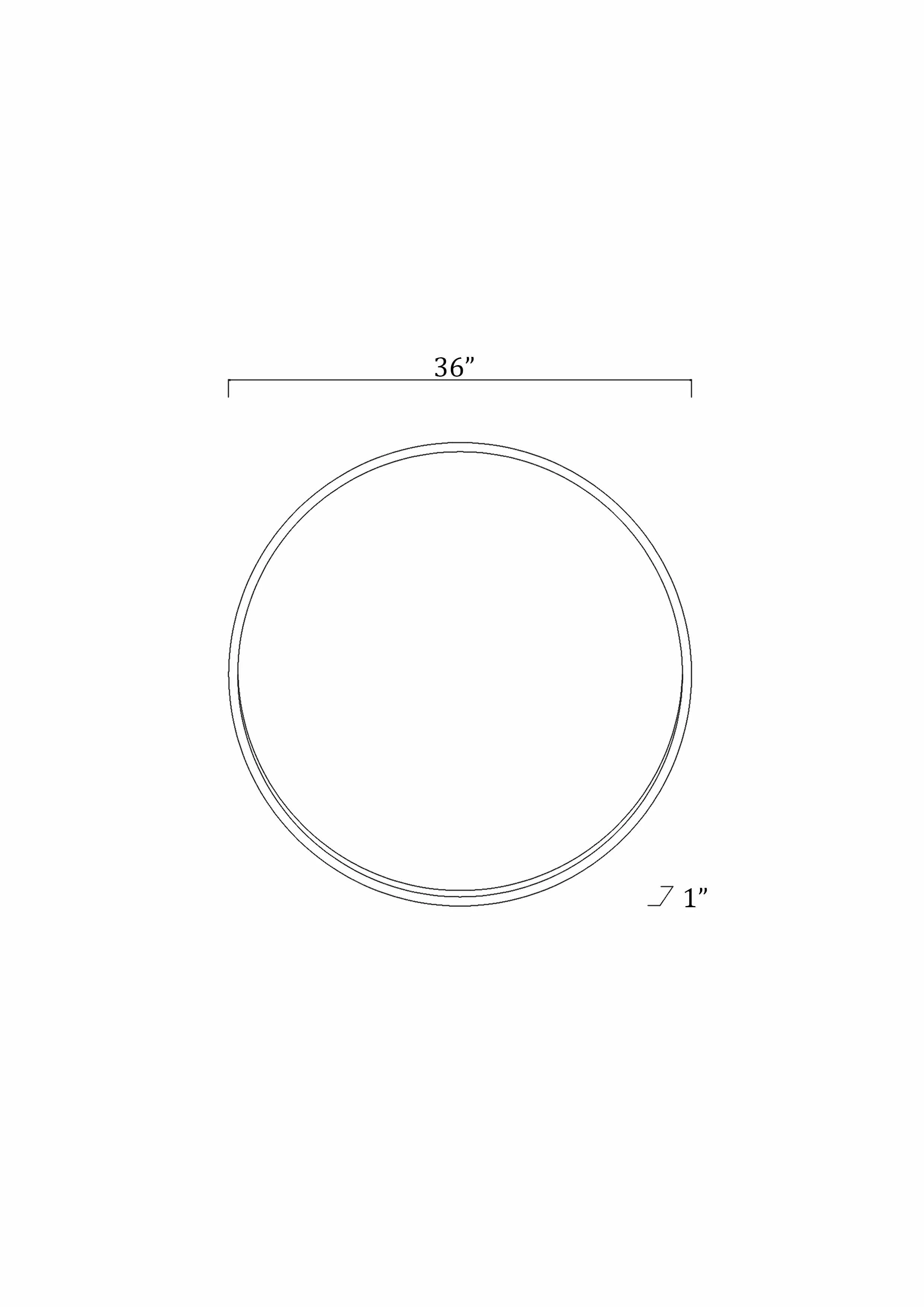 Guindarohan Gold Frame Round Mirror - Image 16