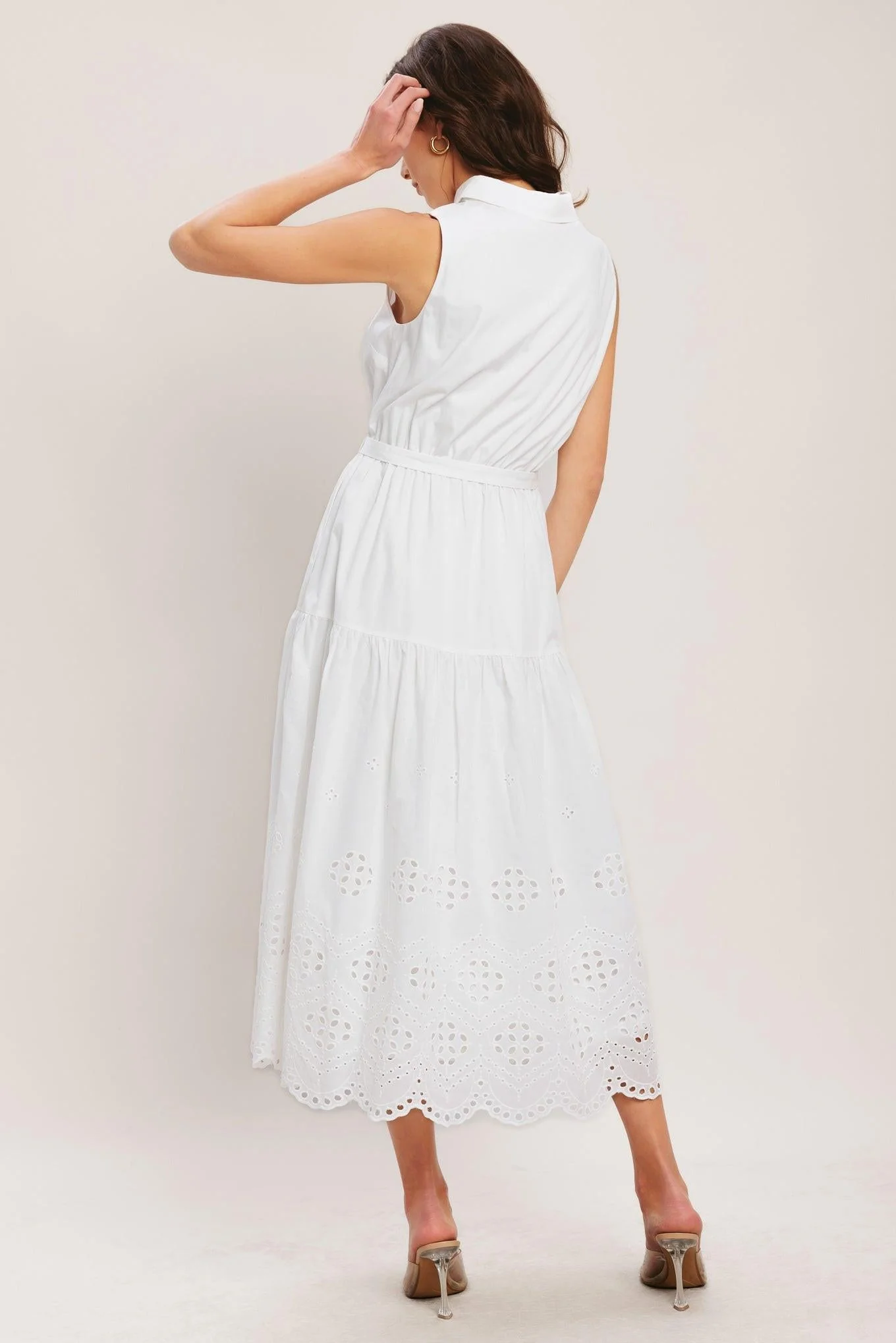 Hamptons Summer Woven Midi Dress - Image 2