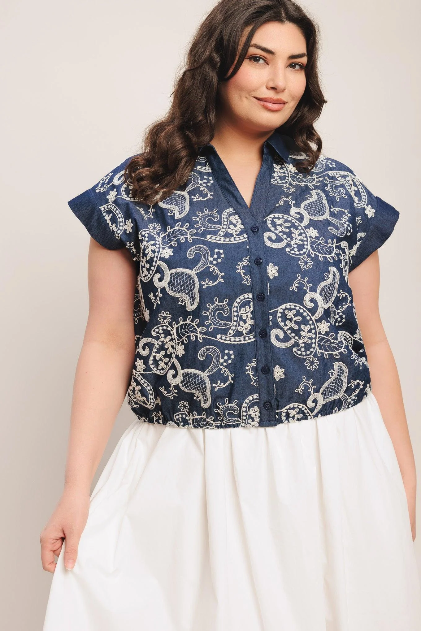 Handcrafted Feel Embroidery Top - Image 8