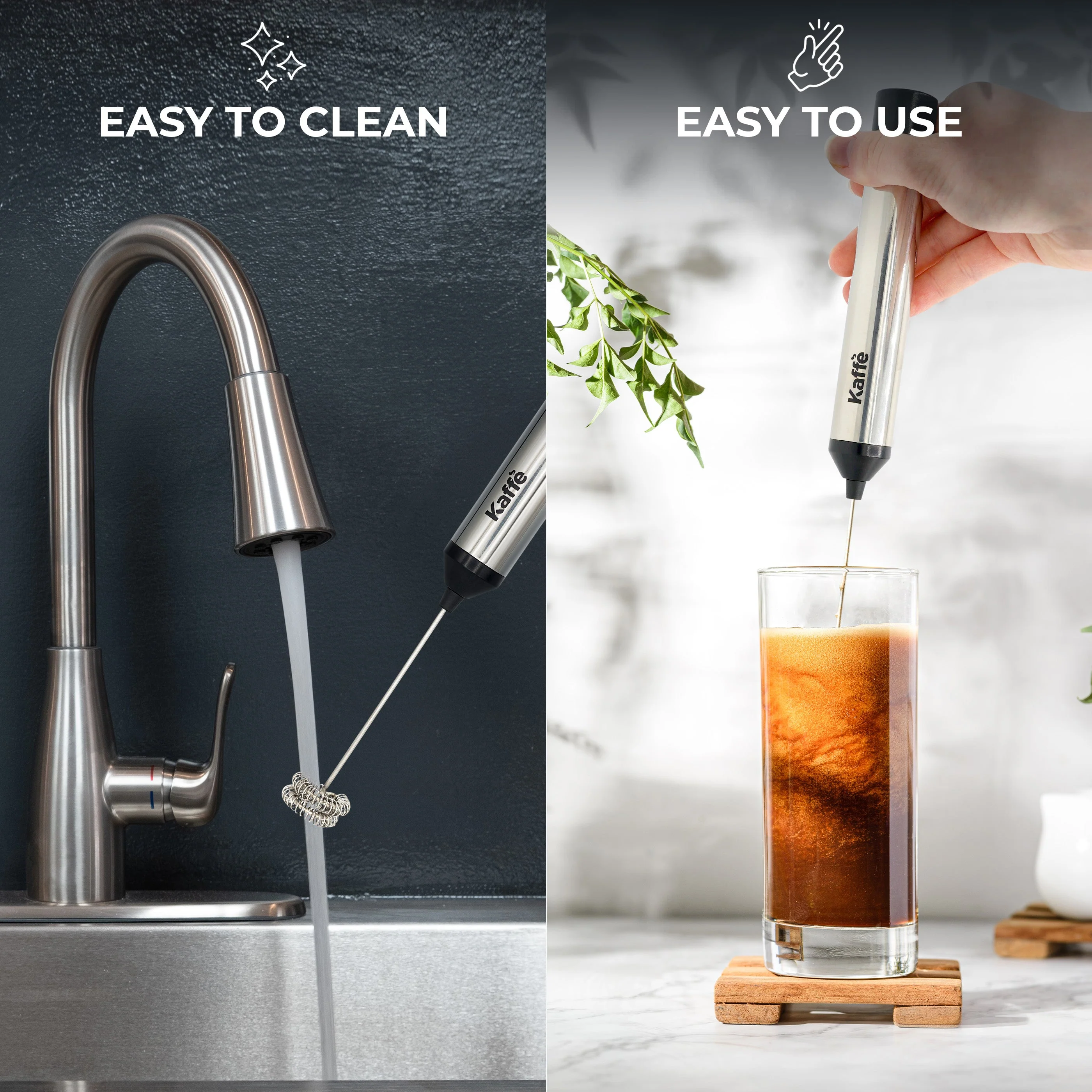 Handheld Milk Frother (USB Rechargeable), KF6022NS - Image 4