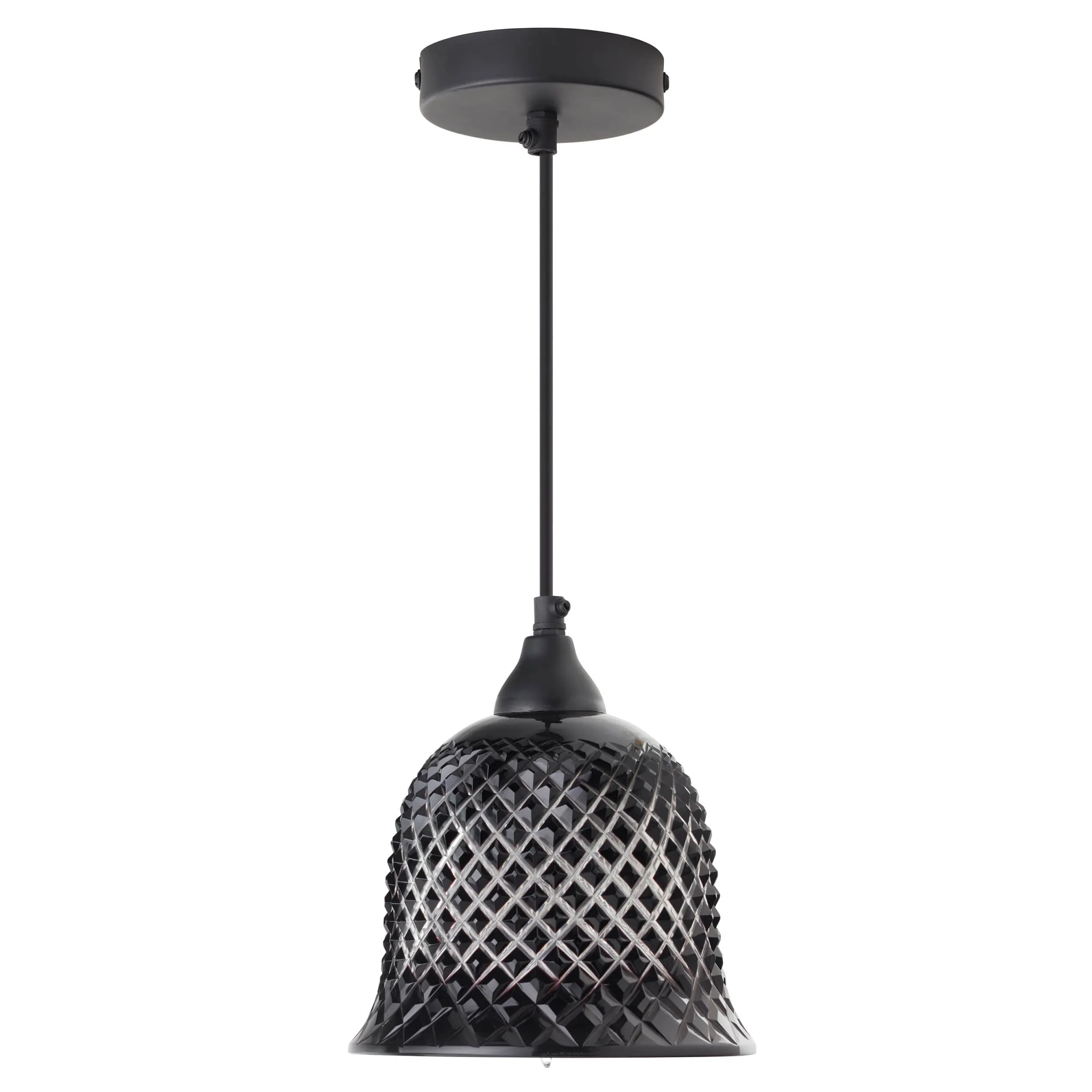 River of Goods Hanging Lamp - Black & Clear - Image 7