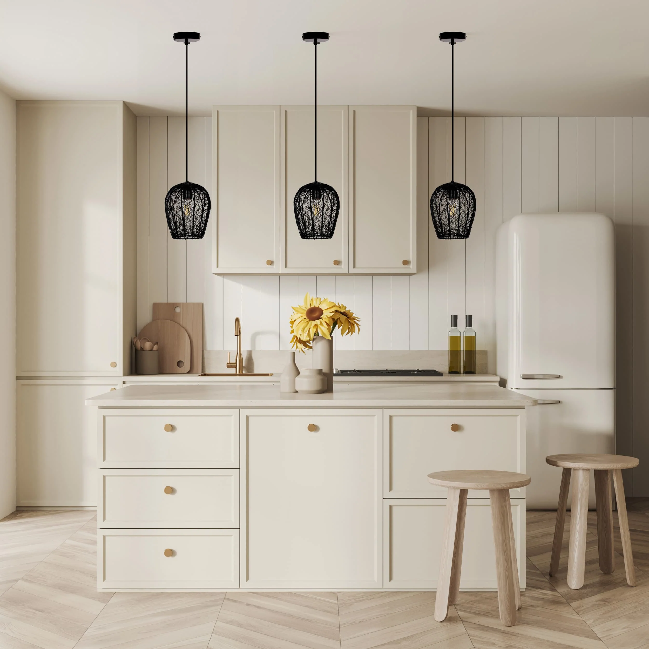 River of Goods Hanging Pendant Lamp - Black - Image 3