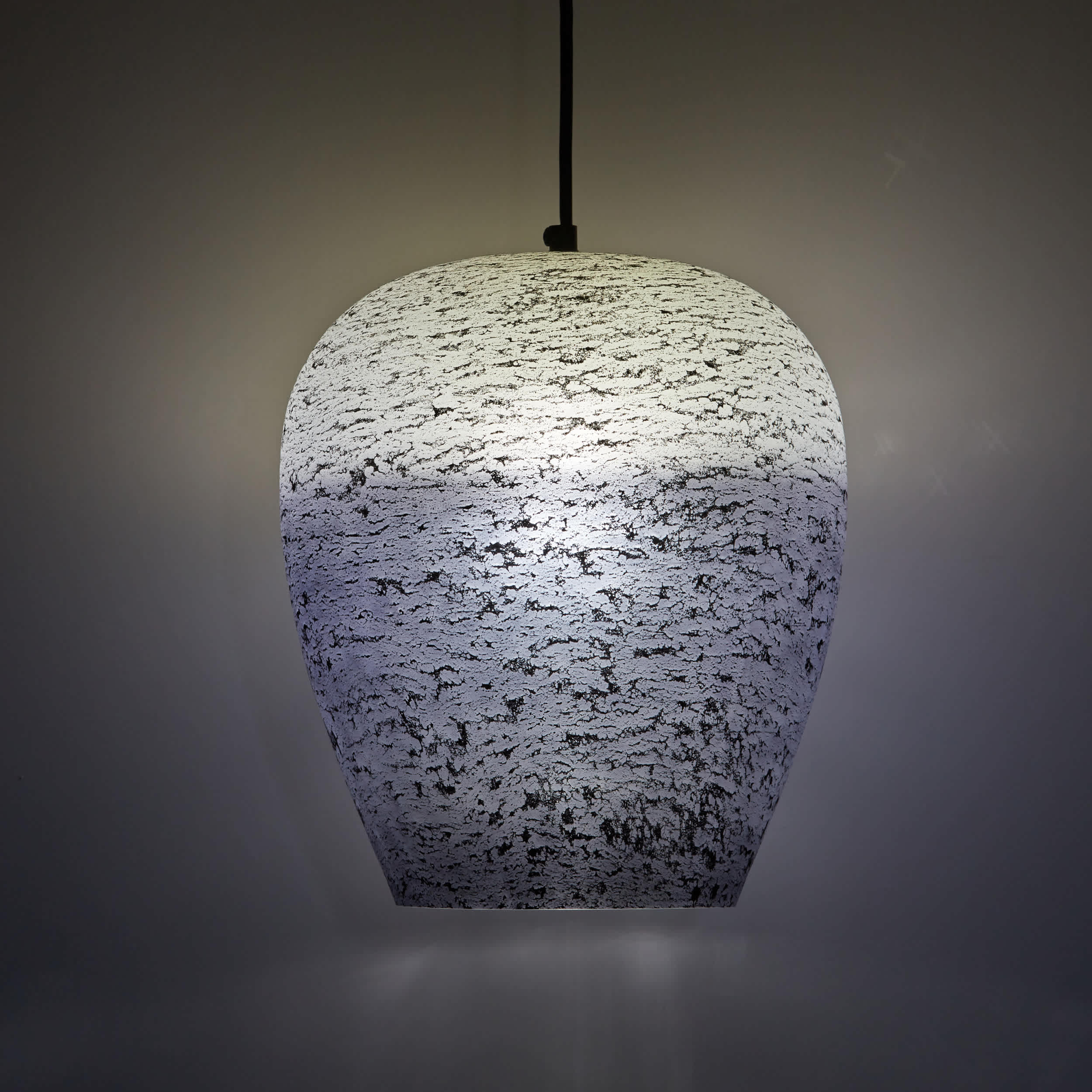 River of Goods White/Black/Grey Ombre Dome Shade Pendant - Image 10