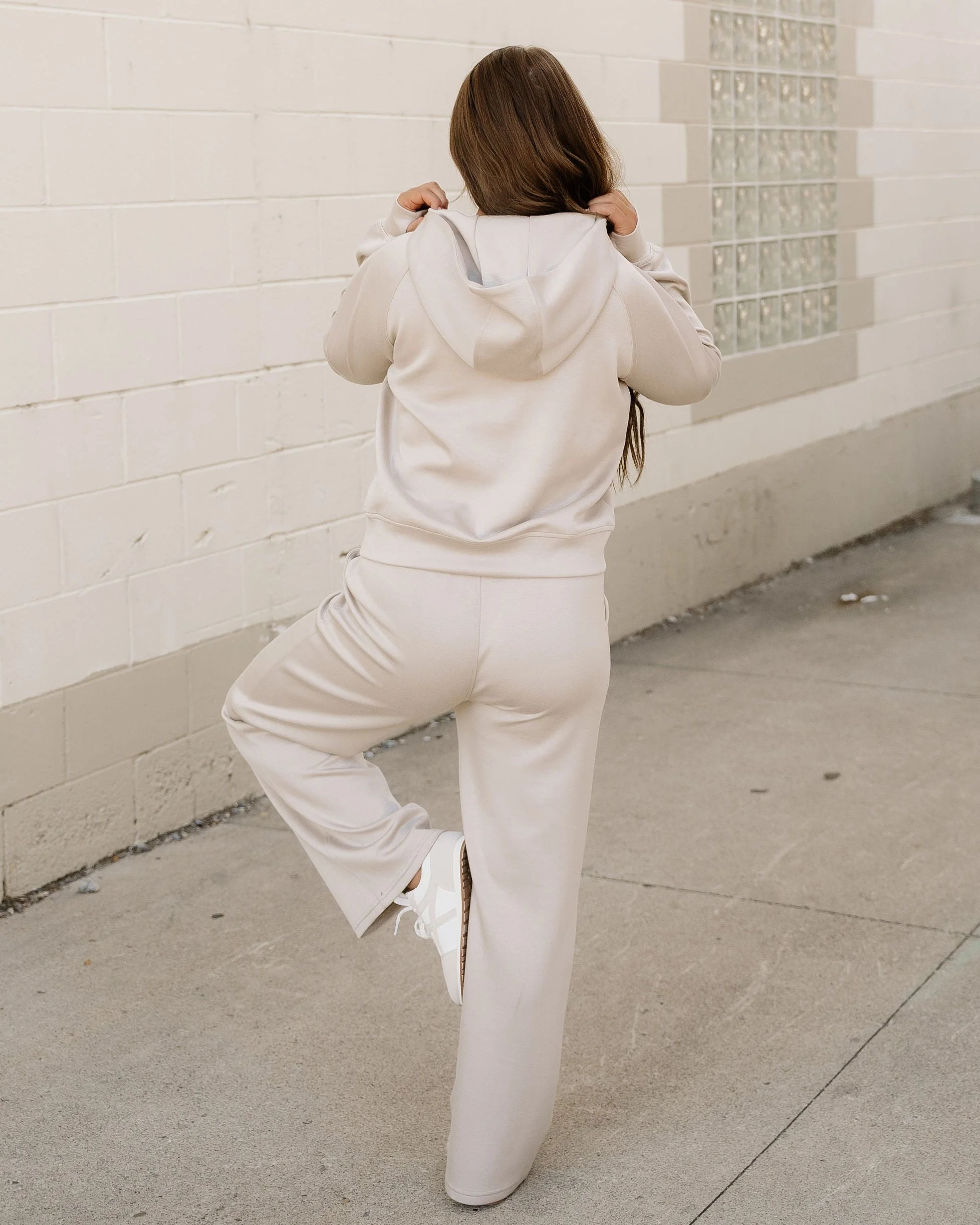 Harlow Set Active Pants 2pcs Outfit - Taupe - Image 9