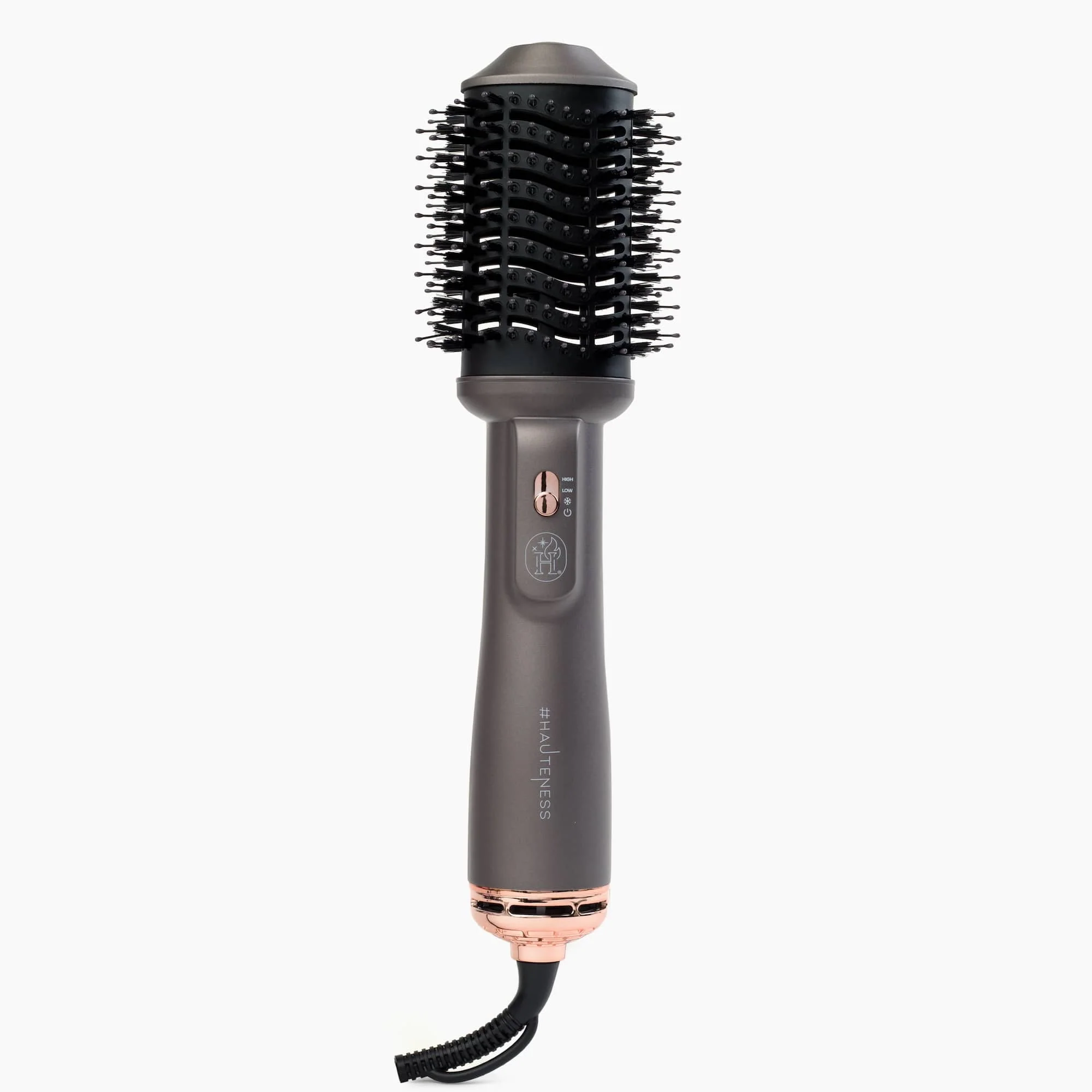 HAUTENESS - 4-in-1 Blowout Brush Hair Dryer – Hot Air Brush for Drying, Straightening & Volume