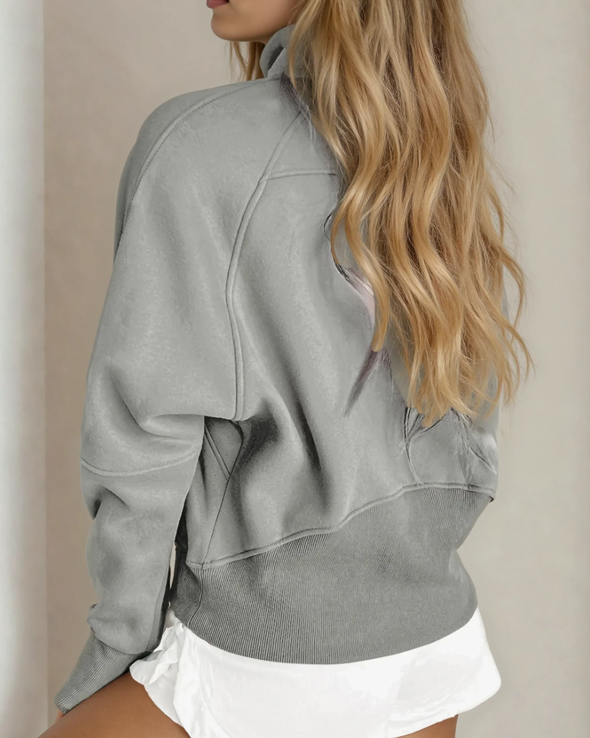Haven Pullover - Gray - Image 2