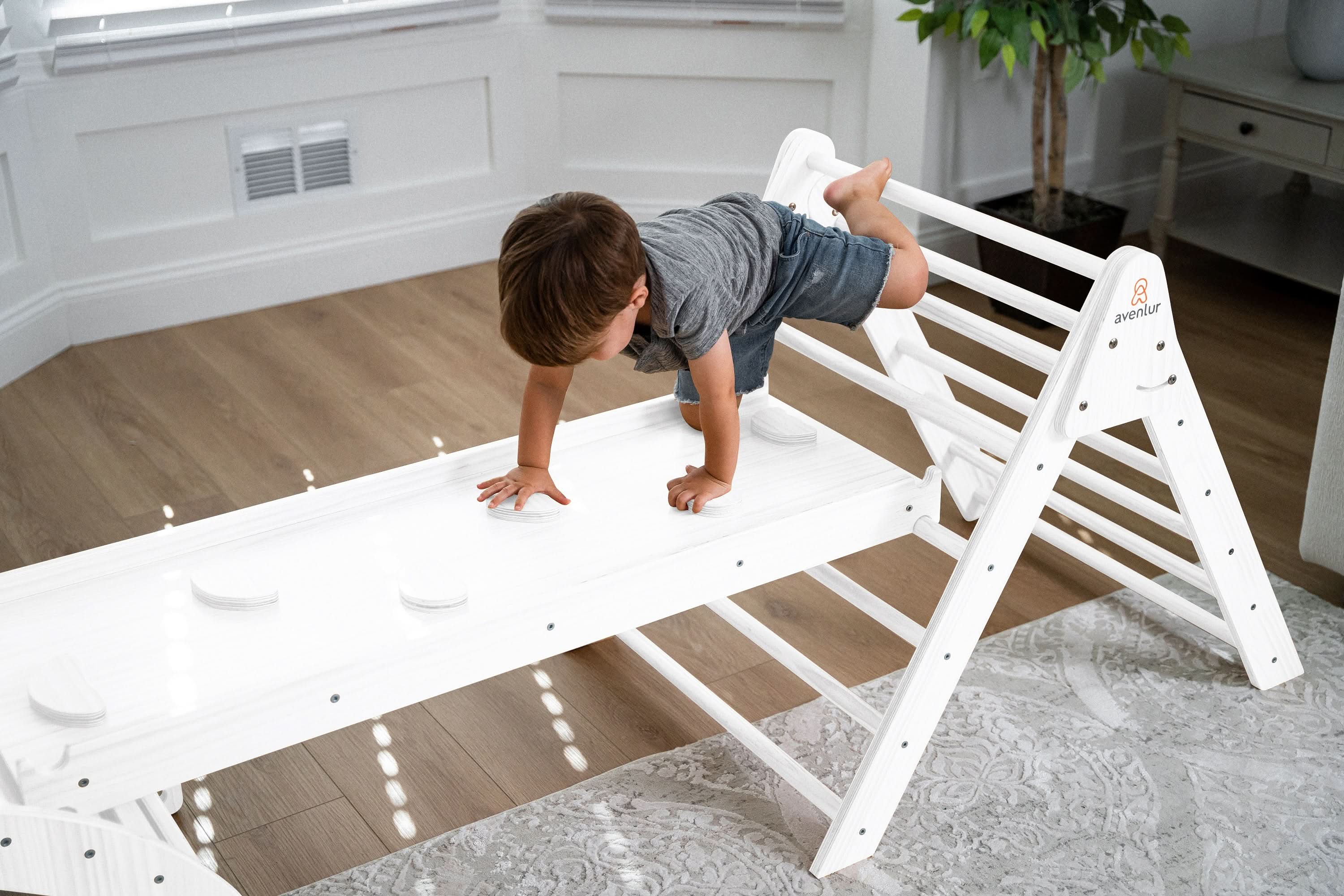 Hazel | Pikler Triangle, Slide & Rocker Set - Image 35