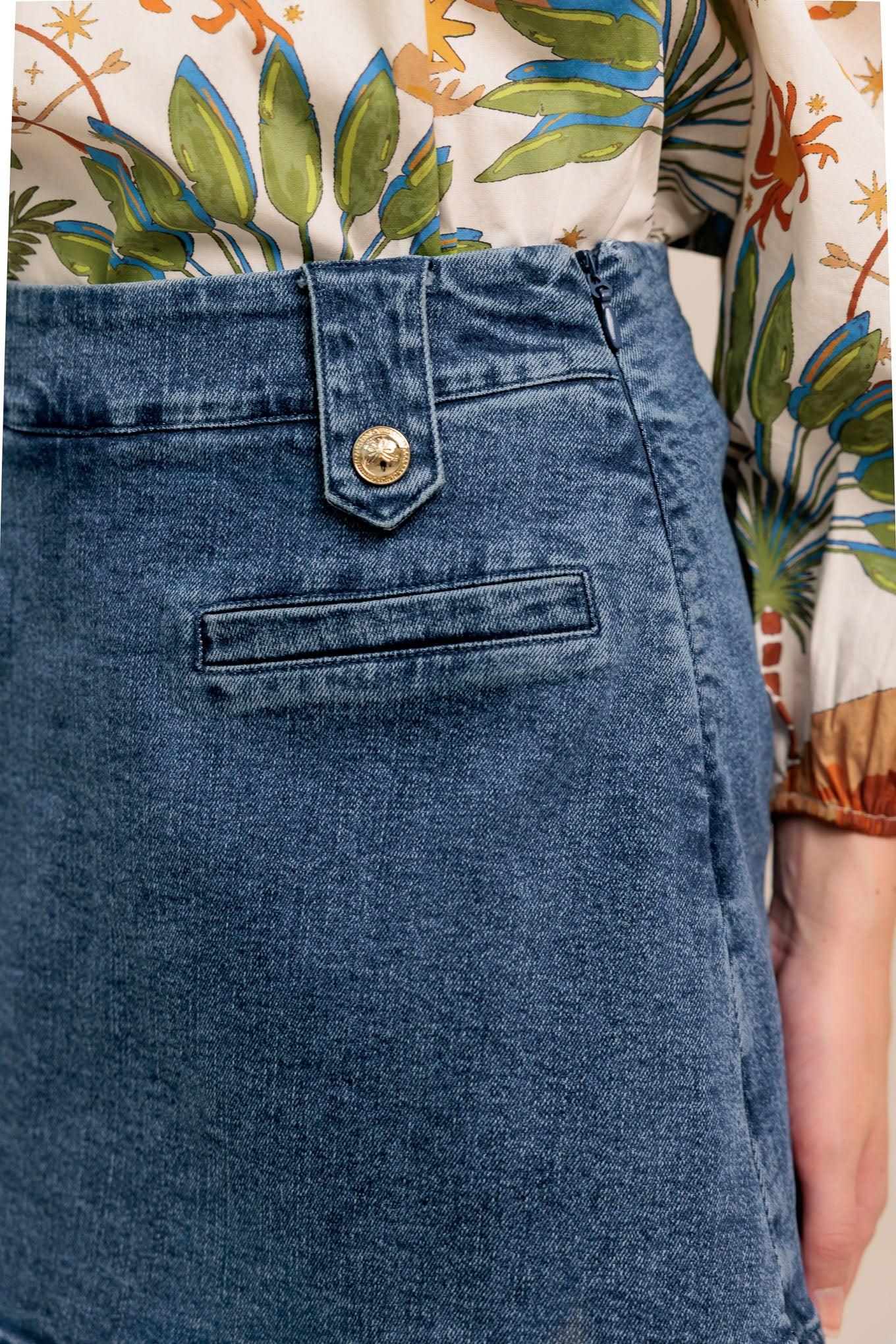 Heart Eyes Denim Skort - Image 6