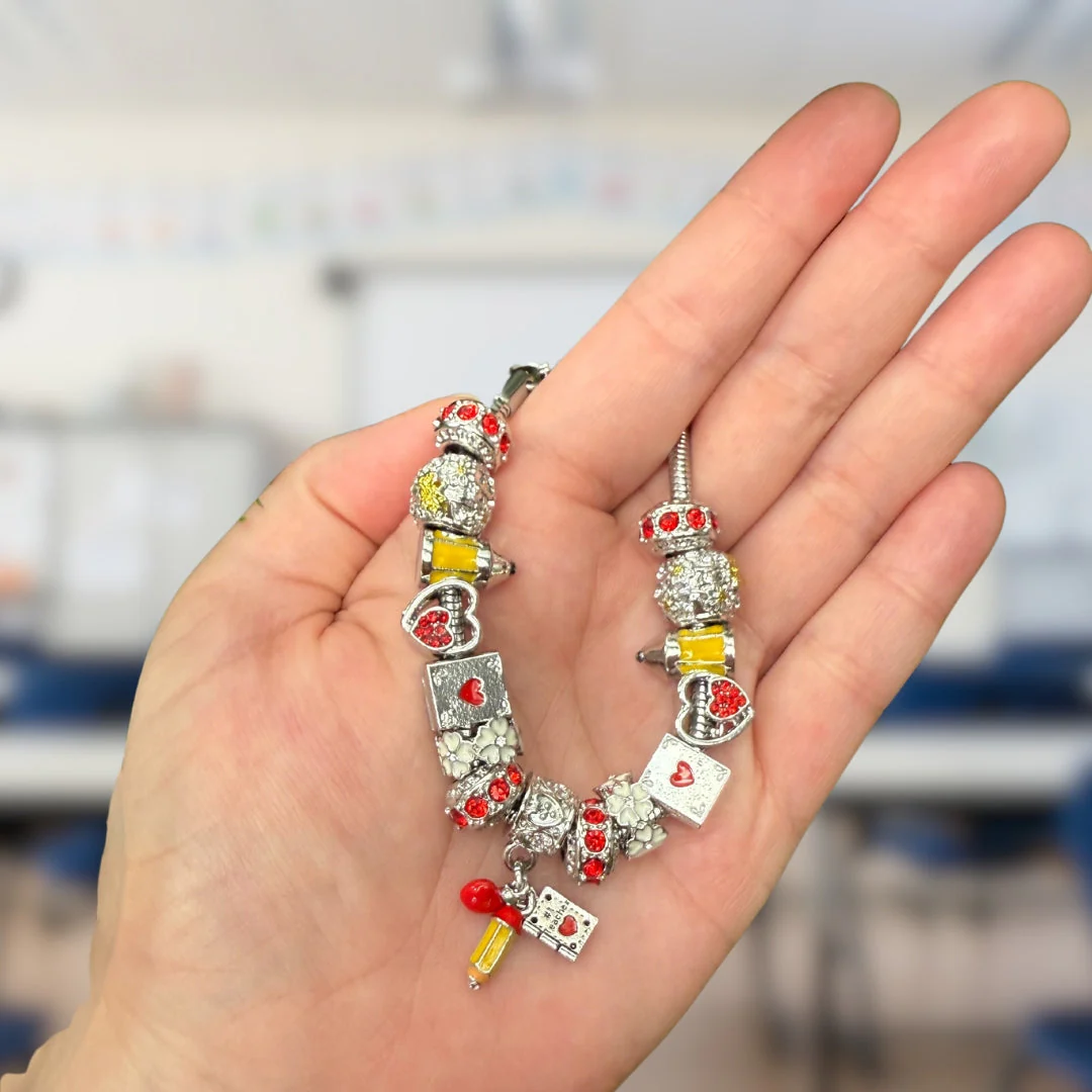 Heart of a Teacher Bracelet - Image 3