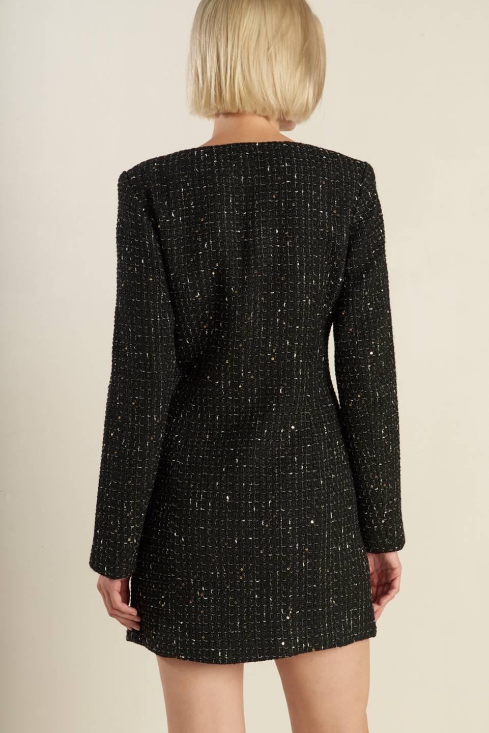 Heart Unbound Tweed Mini Dress - Image 2