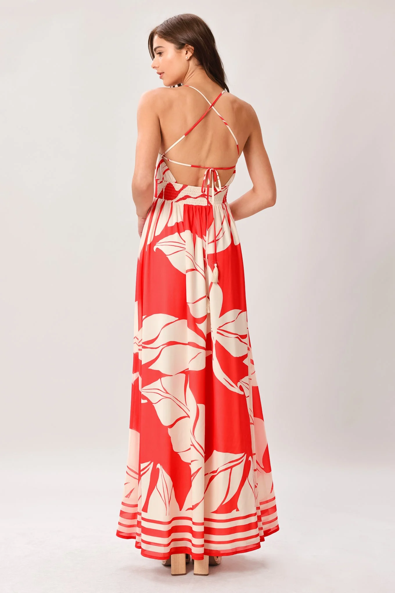 Heat Bloom Woven Maxi Dress - Image 2