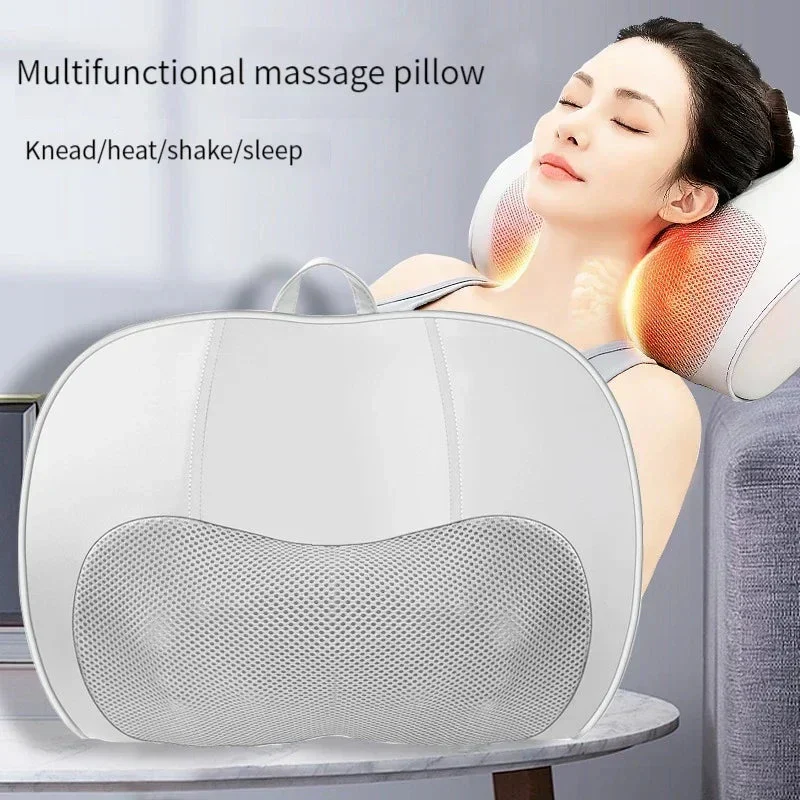Heated Shiatsu Massage Pillow with Infrared Therapy - Image 2