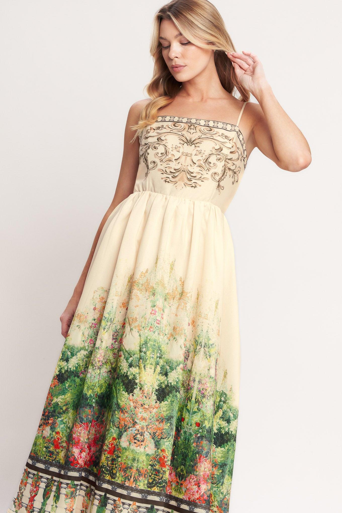 Heirloom Border Woven Midi Dress - Image 3