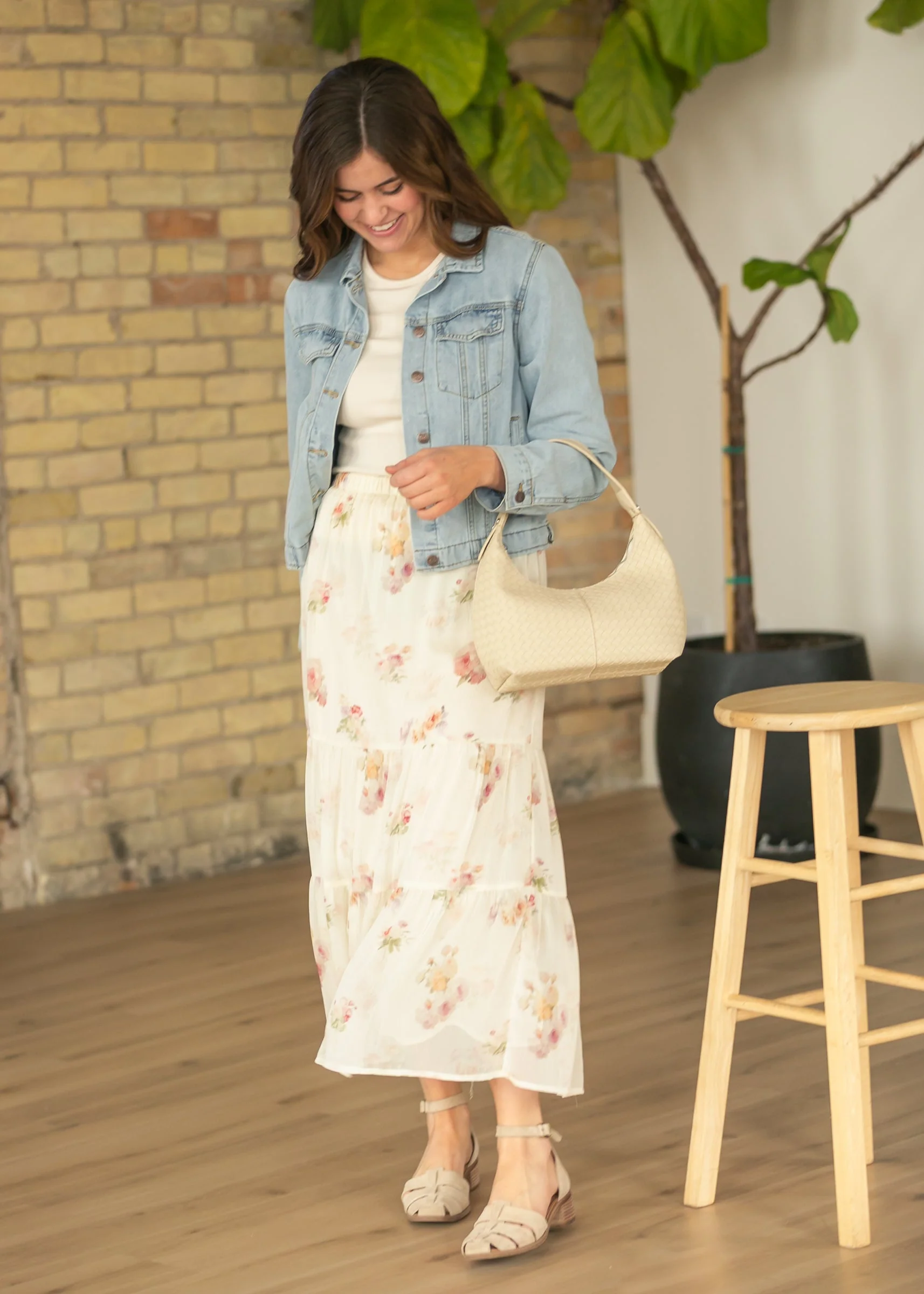 Helena Tiered Maxi Skirt - Image 13