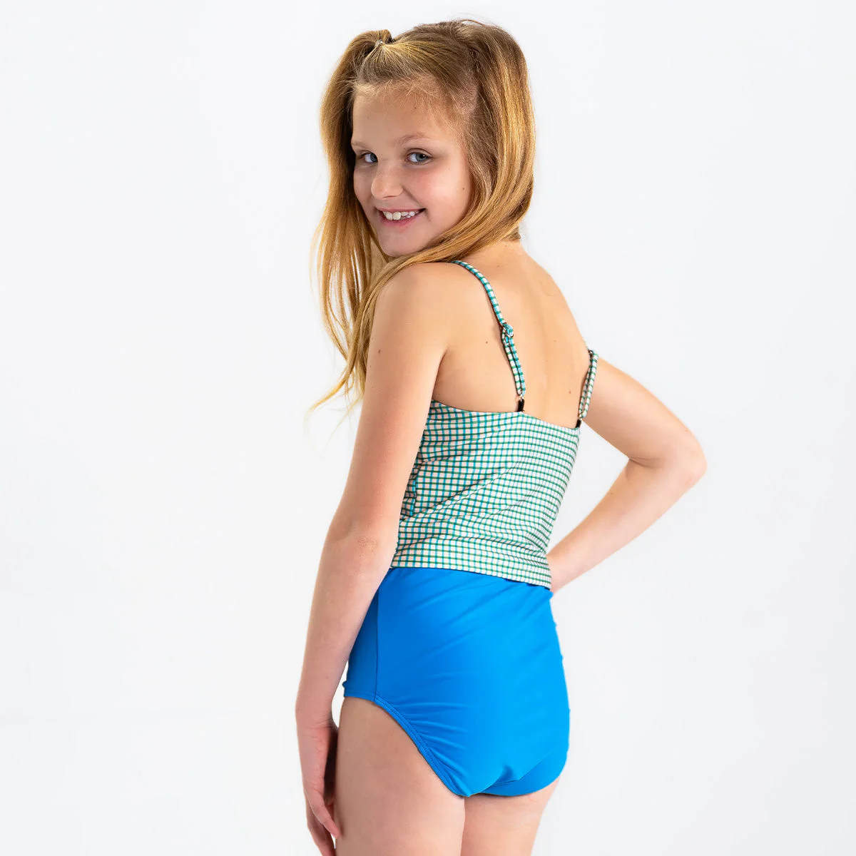 High Neck Crop Tankini Top (Girls) - Image 15