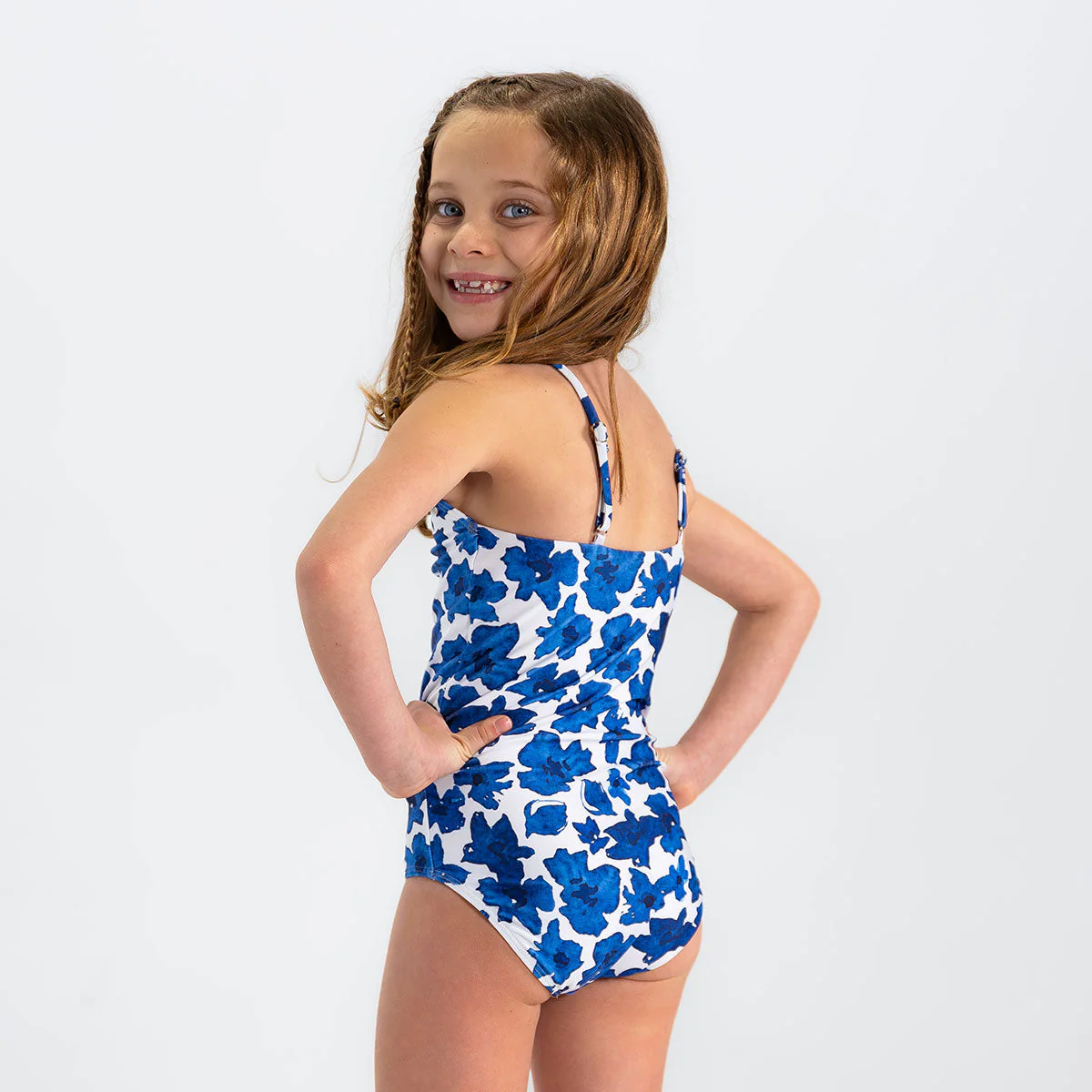High Neck One Piece Swimsuit (Girls) - Image 12
