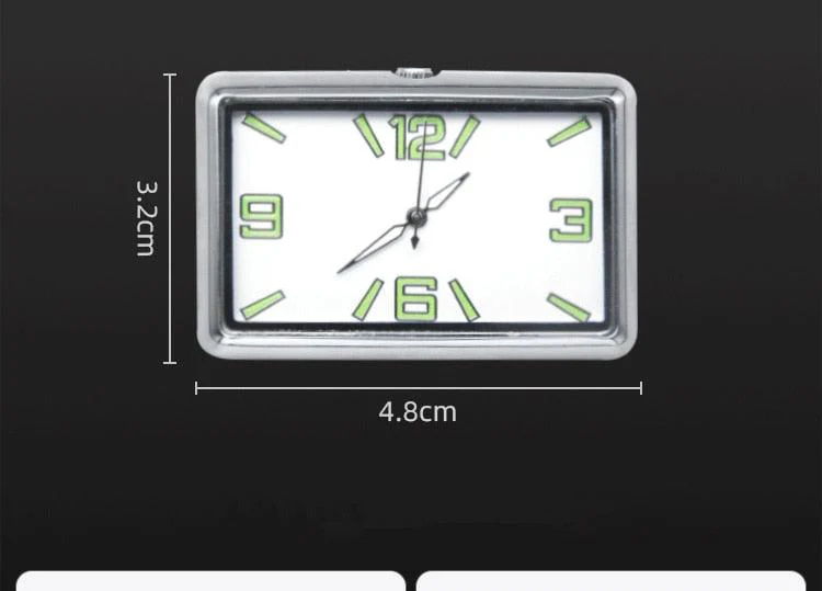 High Quality Auto Fashion Watch Automobile Quartz Clock Car Dashboard Mini Clock Automotive Clock Car Clock Refit Interior Luminous Electronic Quartz Watch Ornaments Car Decoration Ornaments Vehicle Car Accessories - Image 10