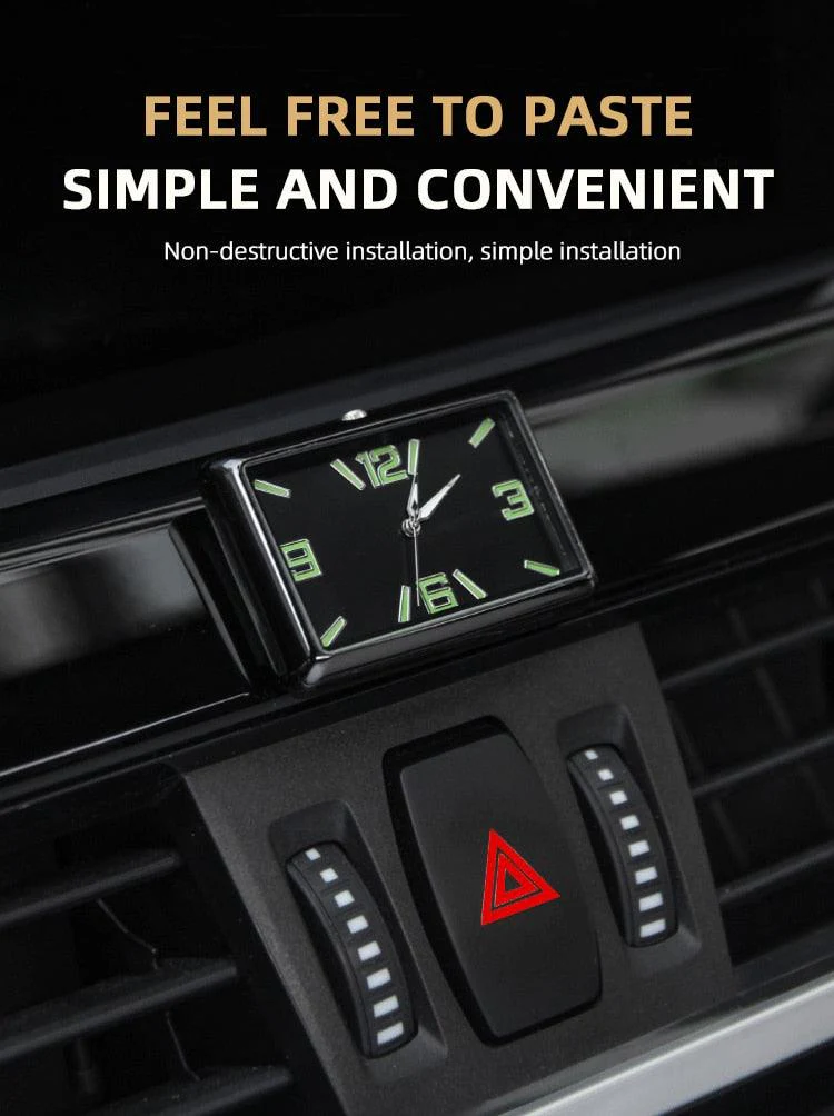 High Quality Auto Fashion Watch Automobile Quartz Clock Car Dashboard Mini Clock Automotive Clock Car Clock Refit Interior Luminous Electronic Quartz Watch Ornaments Car Decoration Ornaments Vehicle Car Accessories - Image 14
