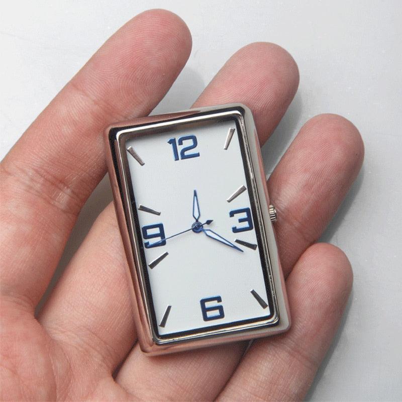 High Quality Auto Fashion Watch Automobile Quartz Clock Car Dashboard Mini Clock Automotive Clock Car Clock Refit Interior Luminous Electronic Quartz Watch Ornaments Car Decoration Ornaments Vehicle Car Accessories - Image 17
