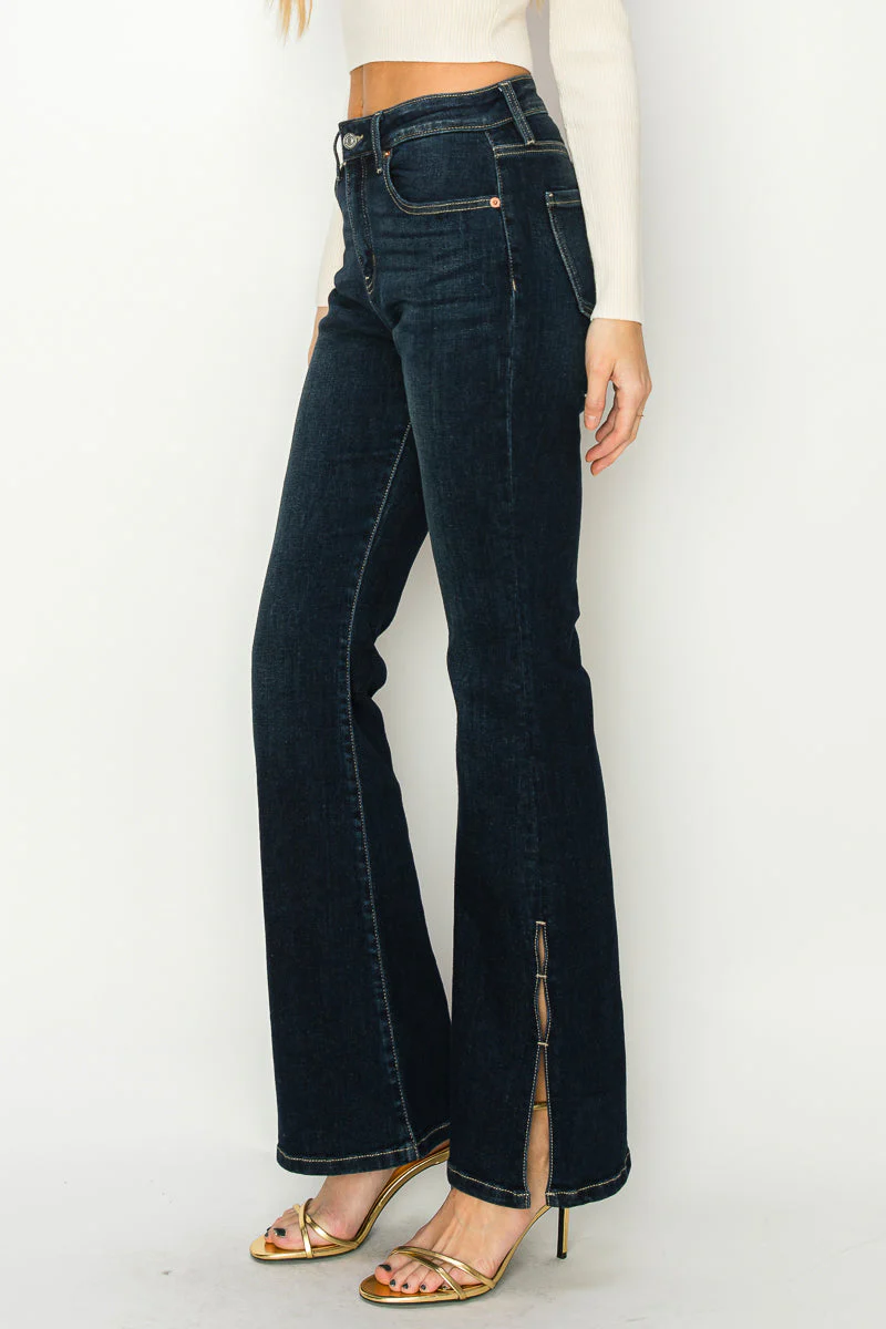 High Rise Flare Jeans - Image 12