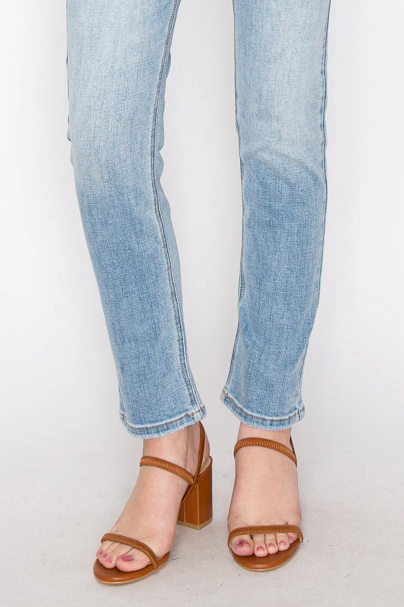 High Rise Straight Leg Jeans - Image 14