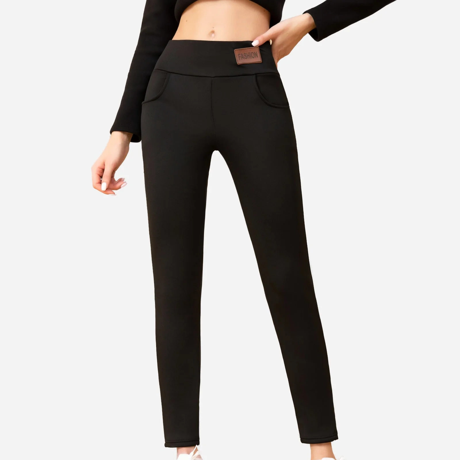 High Slit Casual Pants with Side Slit Detail | Fitiquefit - Image 5