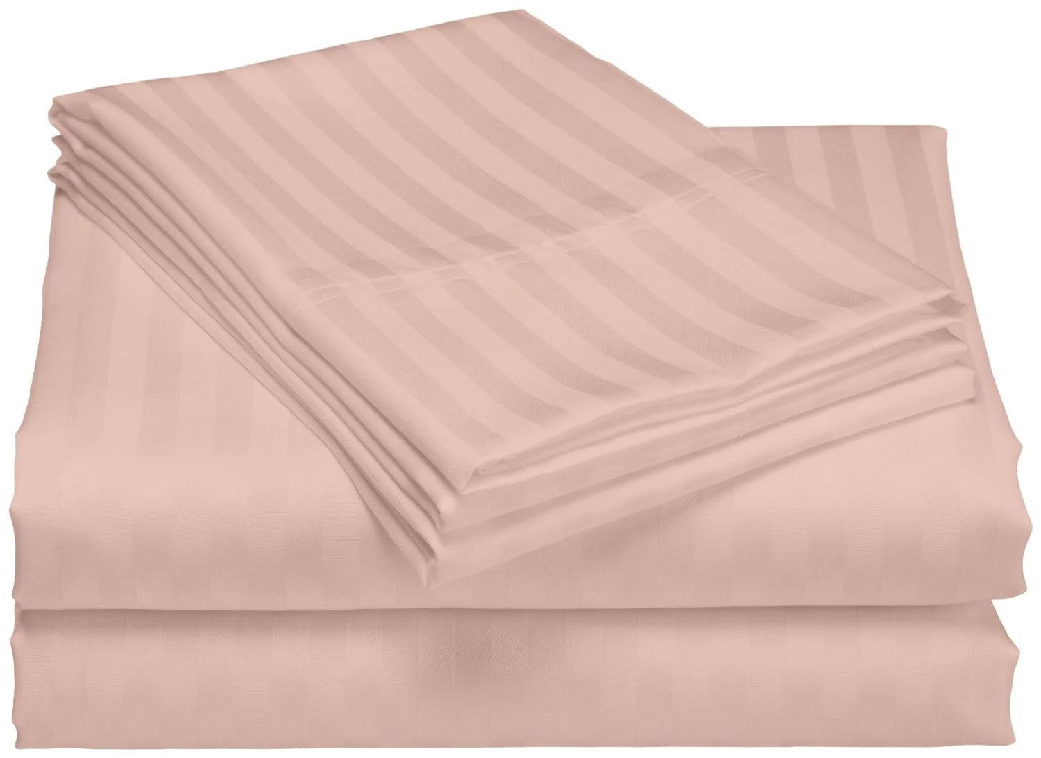 Home Sweet Home Dream 1000 Thread Count Fresh Home Collection 100% Egyptian Cotton Deep Pocket Dobby Striped Bed Sheet Set - Image 59