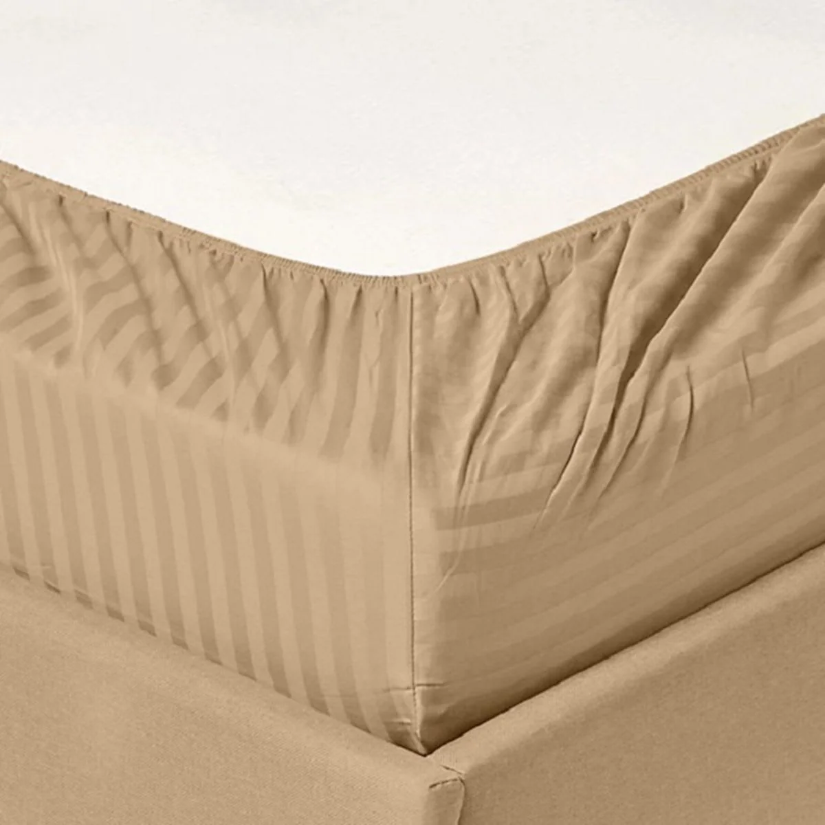 Home Sweet Home Dream 1000 Thread Count Fresh Home Collection 100% Egyptian Cotton Deep Pocket Dobby Striped Bed Sheet Set - Image 92
